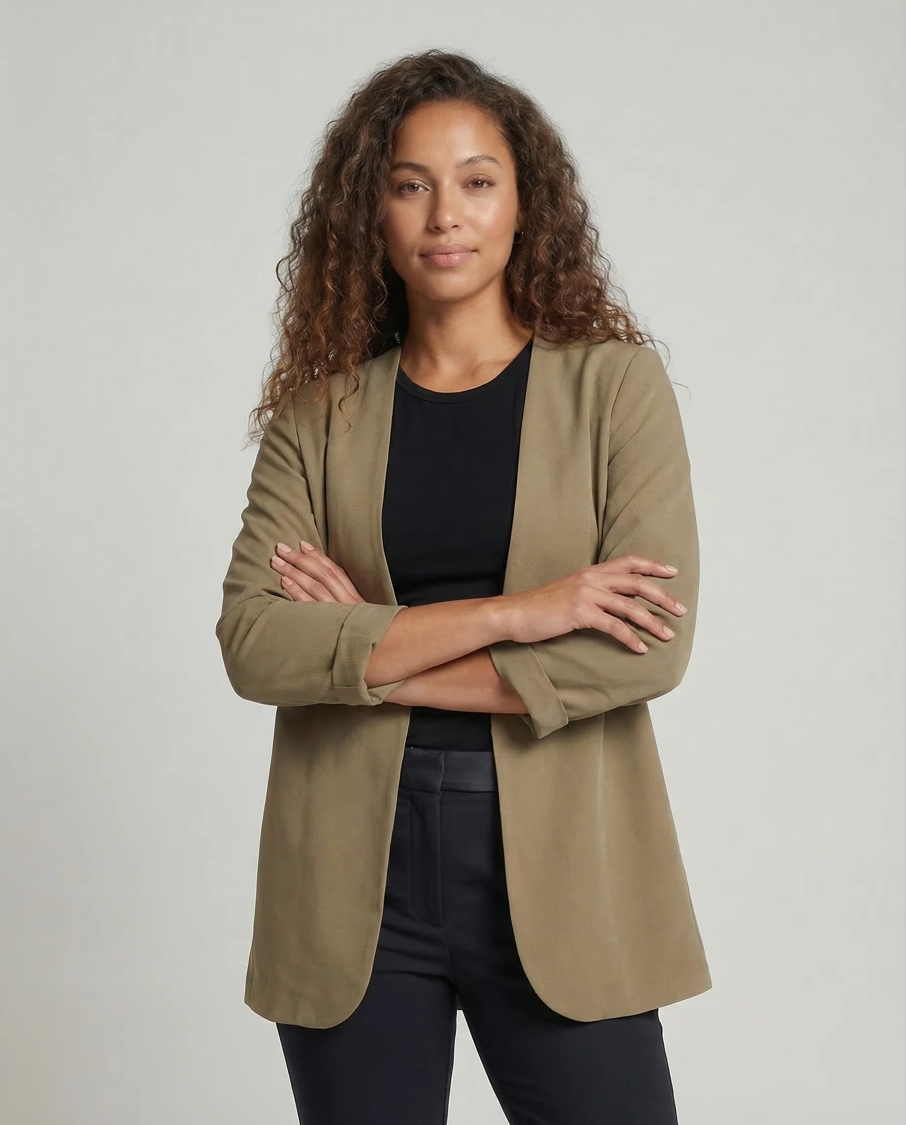 Damen Kimono Blazer Offen - Image 2