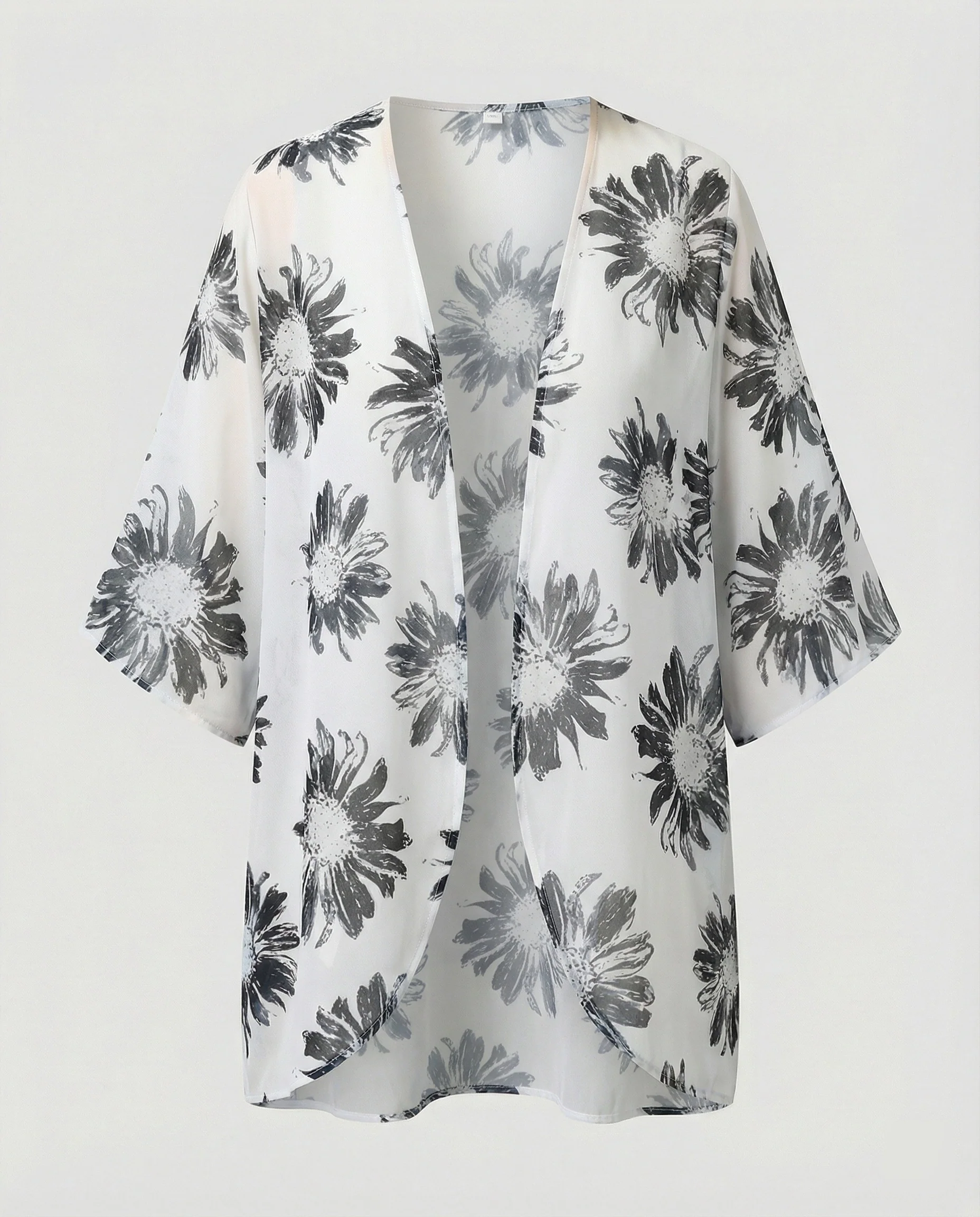 Offener Kimono Damen Floral - Image 24