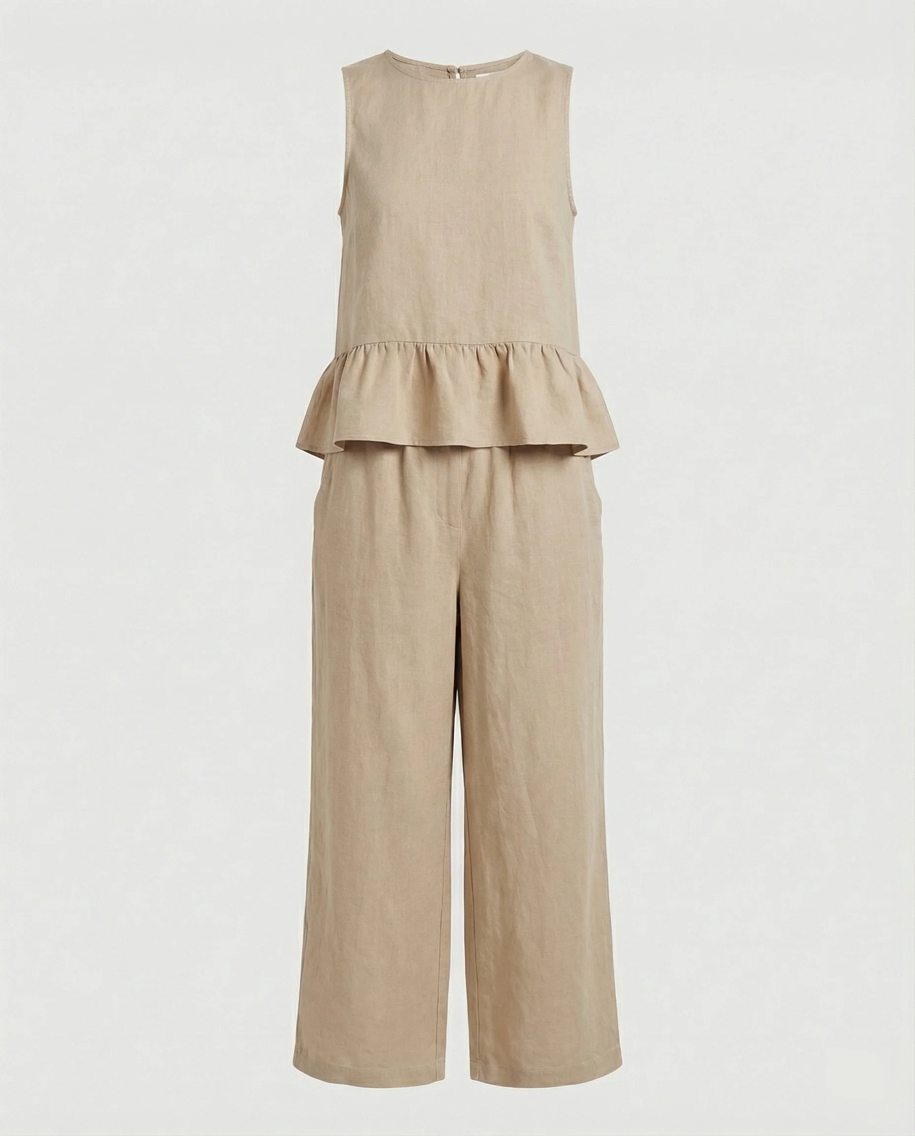 Damen Zweiteiler Set Volanttop & Palazzohose - Image 5