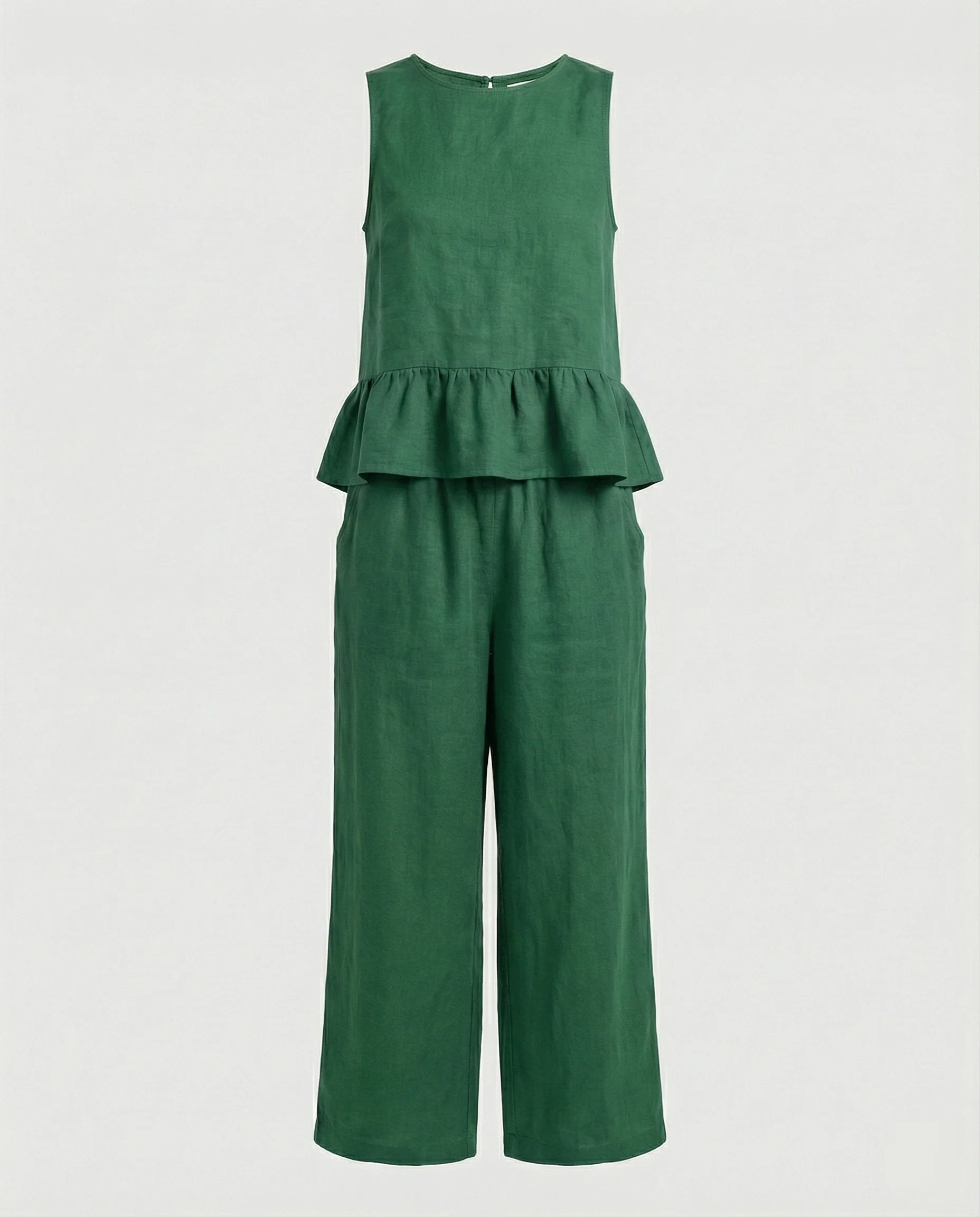 Damen Zweiteiler Set Volanttop & Palazzohose - Image 7