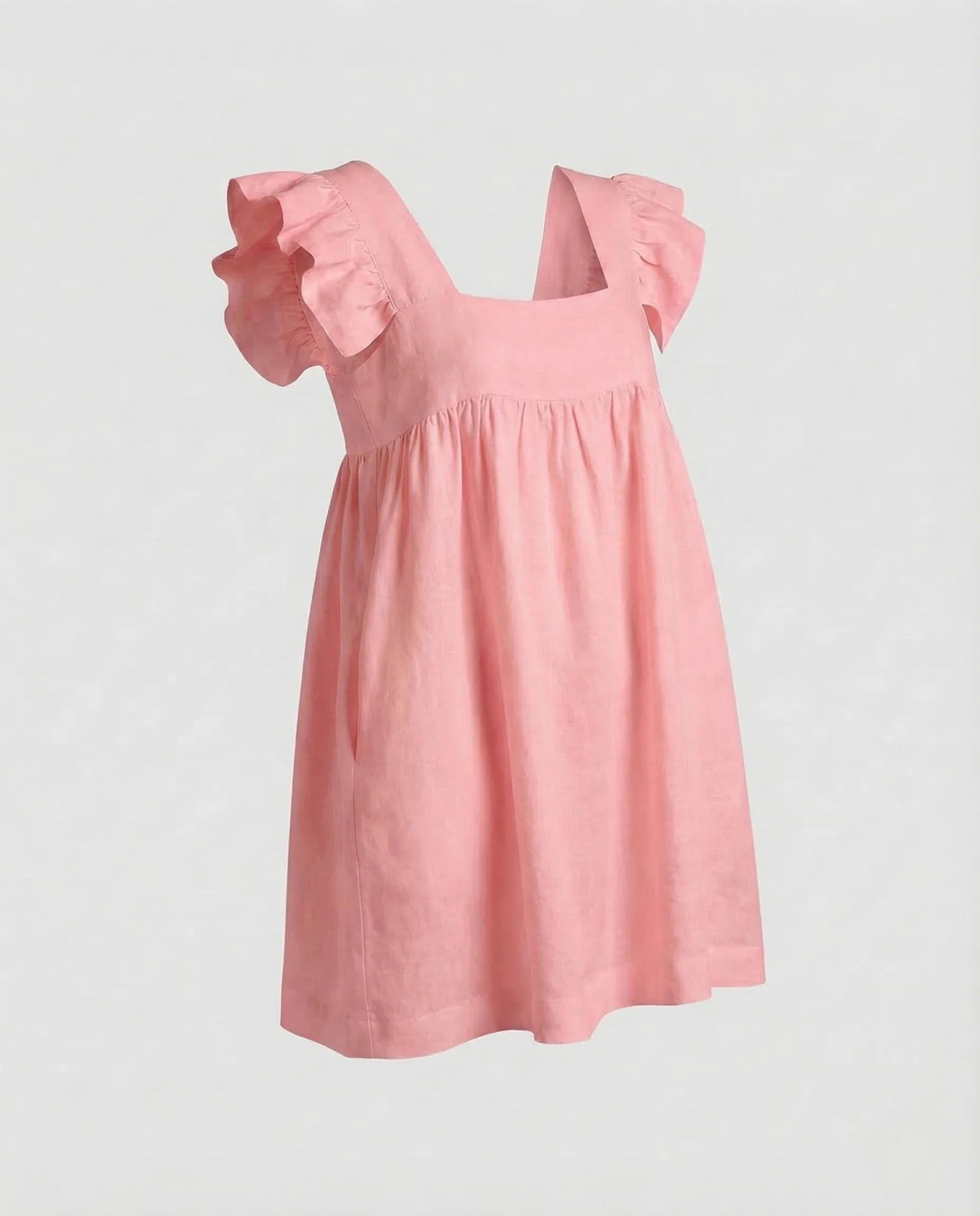 Damen Babydoll Kleid A Linie - Image 8