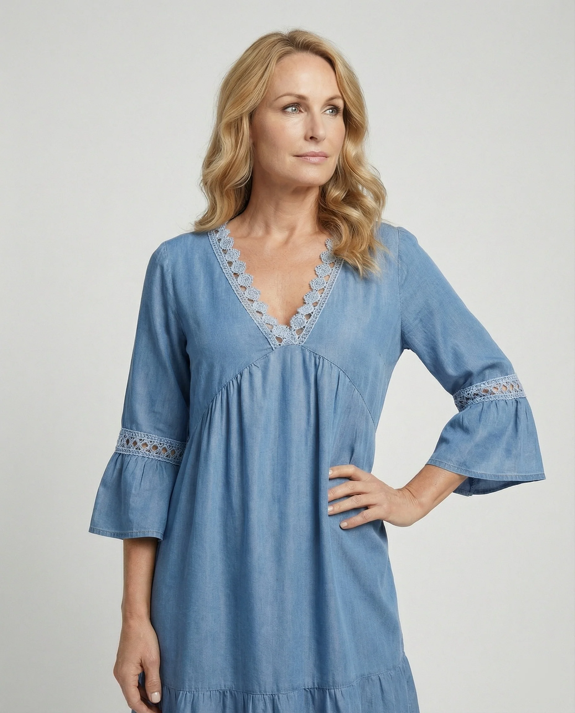 Damen Minikleid A-Linie floral - Image 20