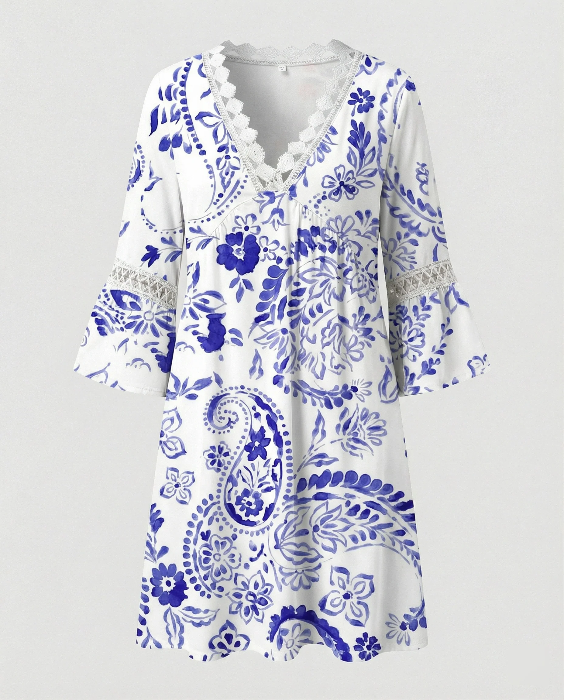 Damen Minikleid A-Linie floral - Image 6