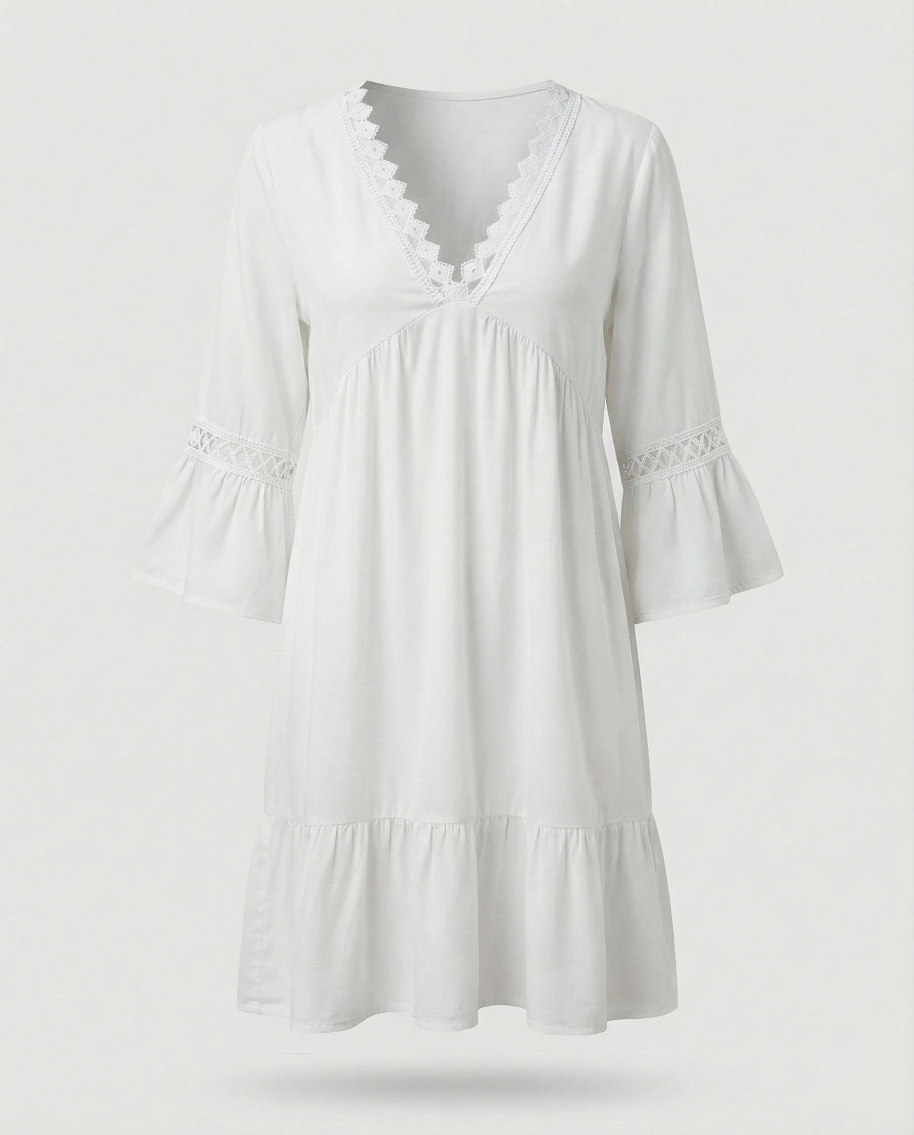 Damen Minikleid A-Linie floral - Image 9