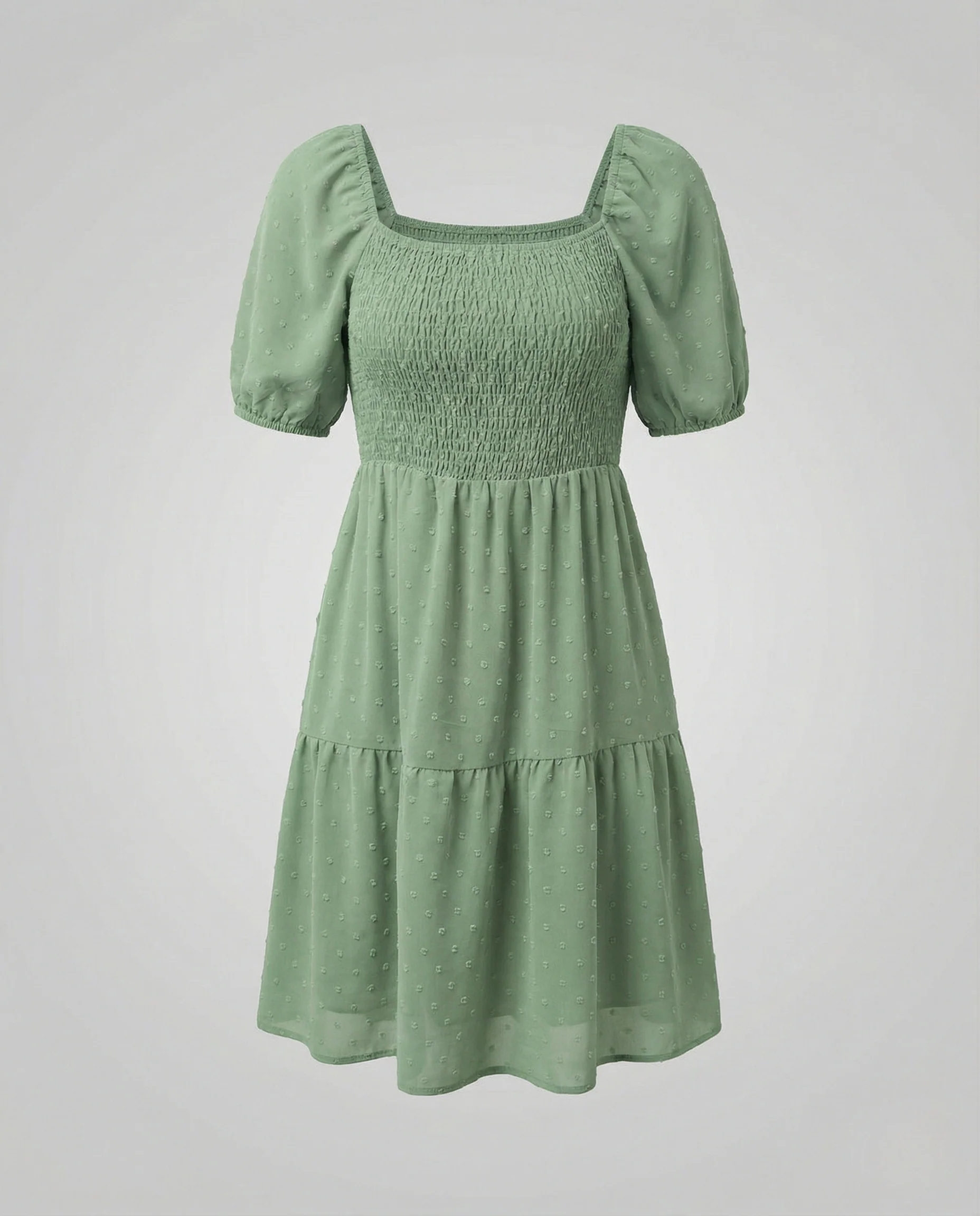 Damen Freizeitkleid mit Smokoberteil - Image 5