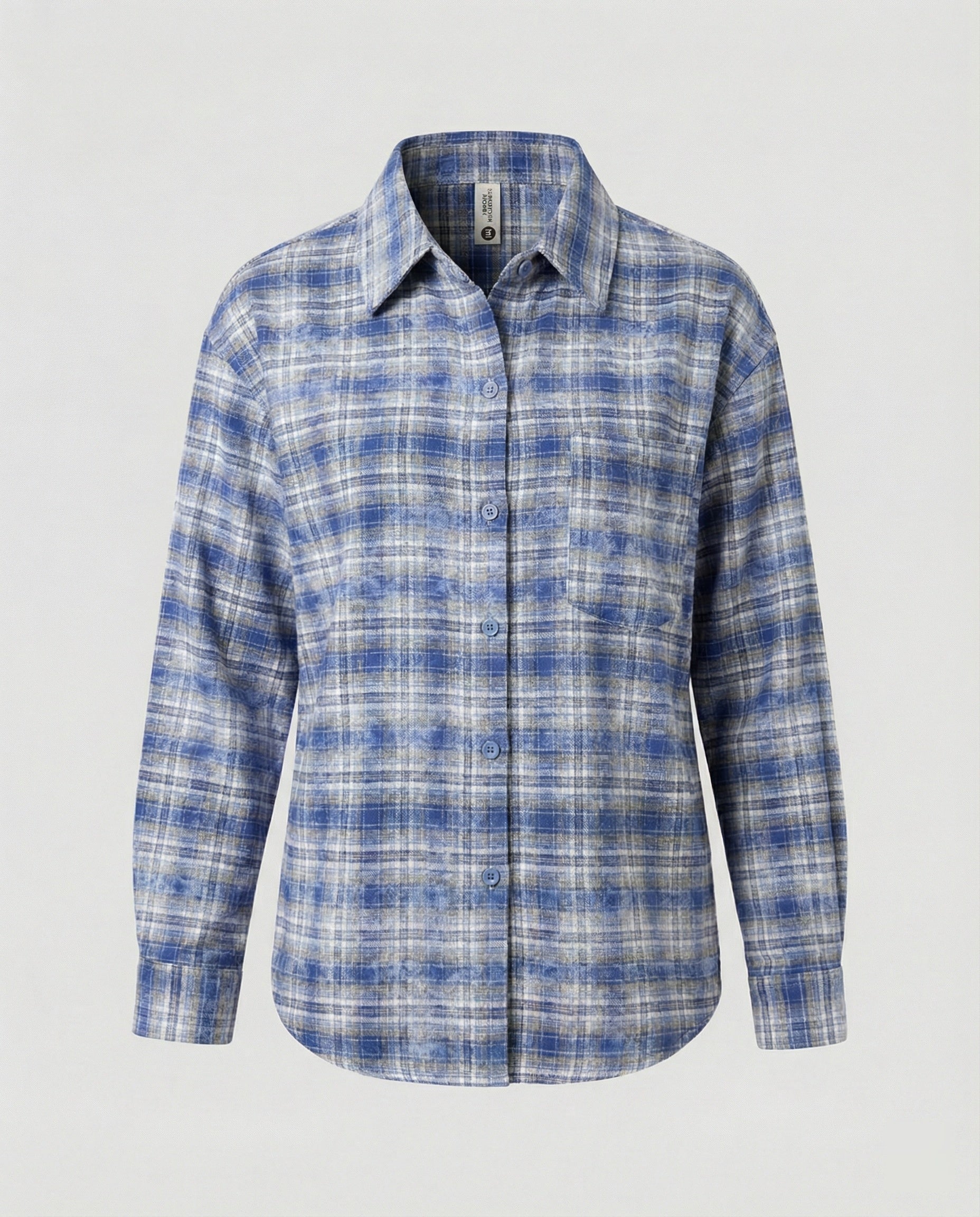 Damen Hemd Oversize Karo - Image 7