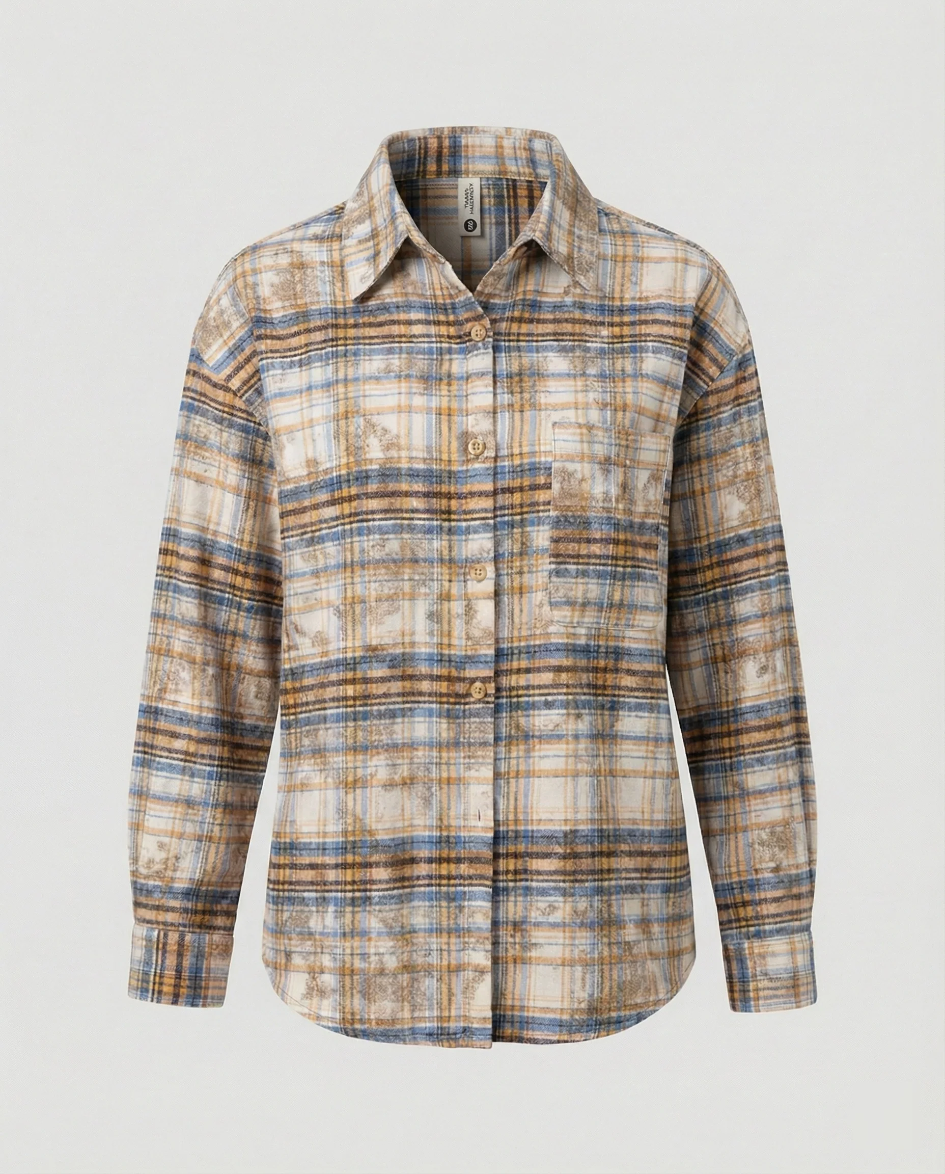 Damen Hemd Oversize Karo - Image 8