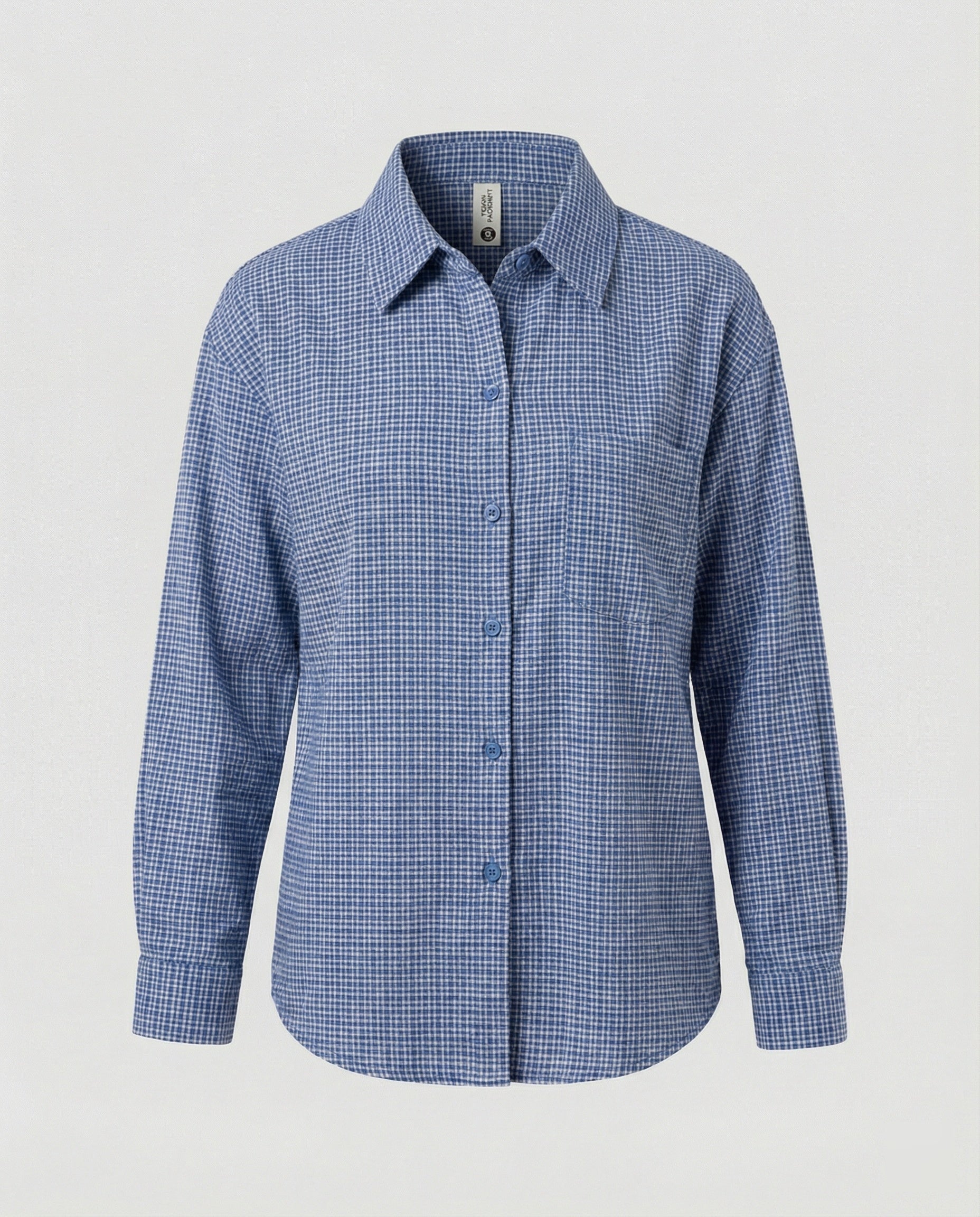 Damen Hemd Oversize Karo - Image 9