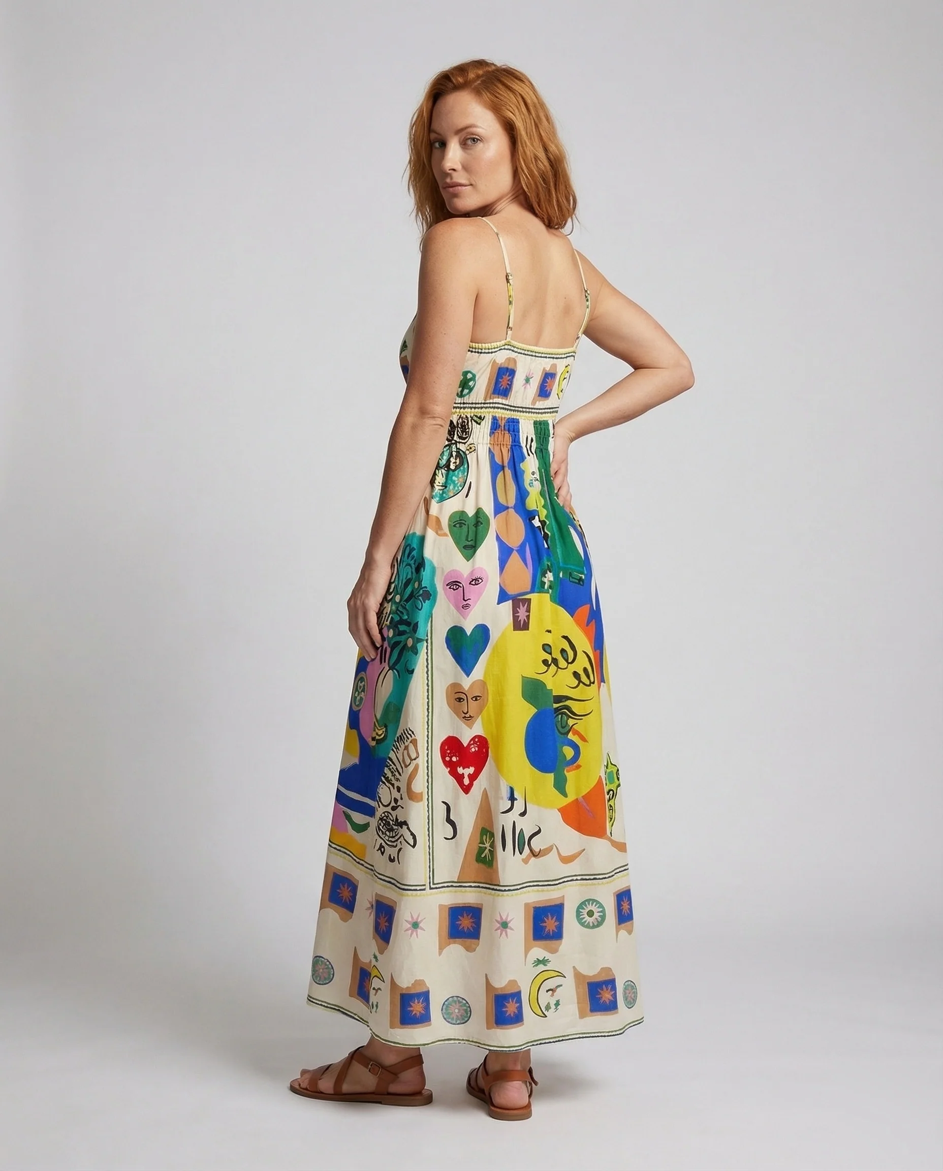 Damen Maxikleid mit Alloverprint - Image 4