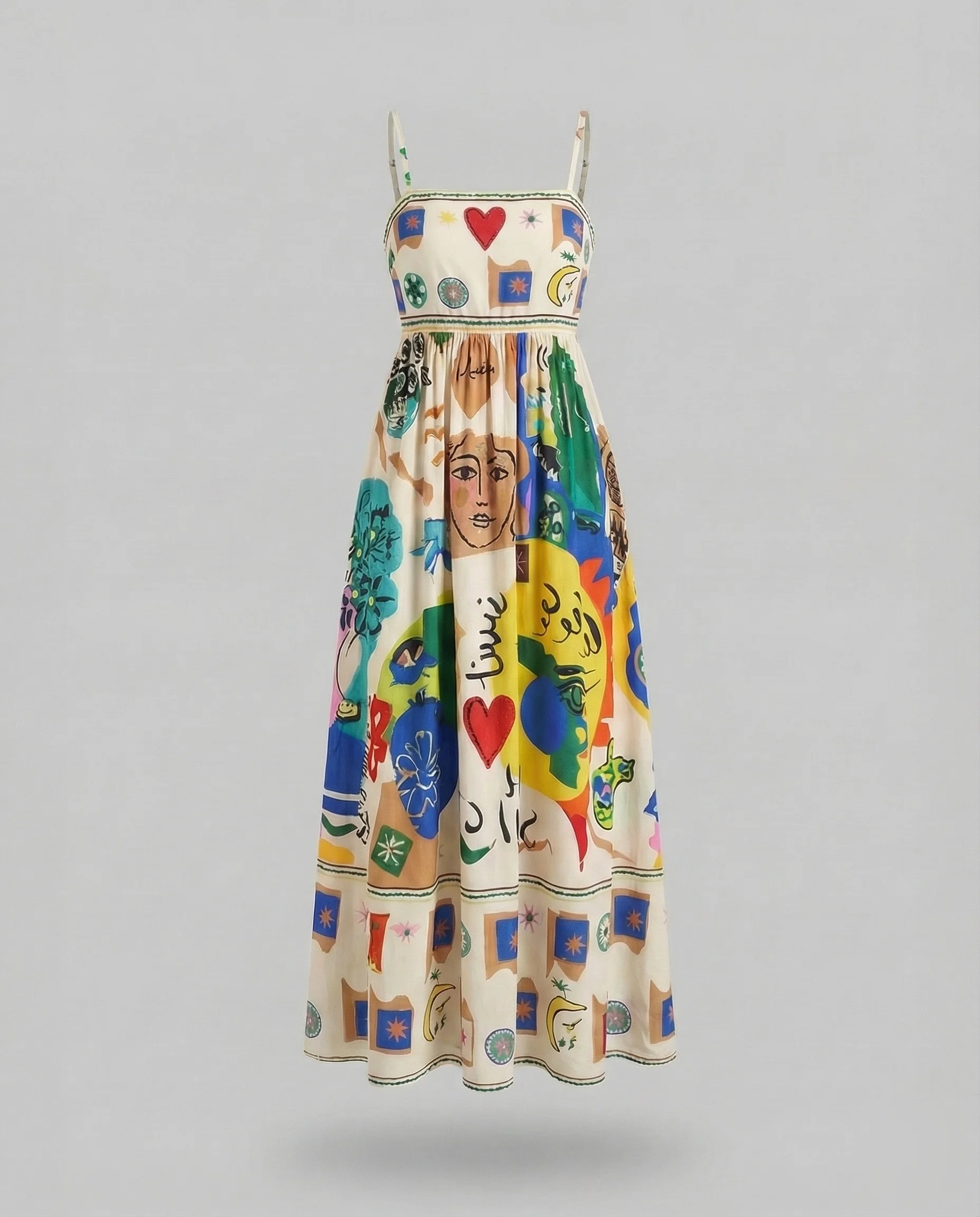 Damen Maxikleid mit Alloverprint - Image 5