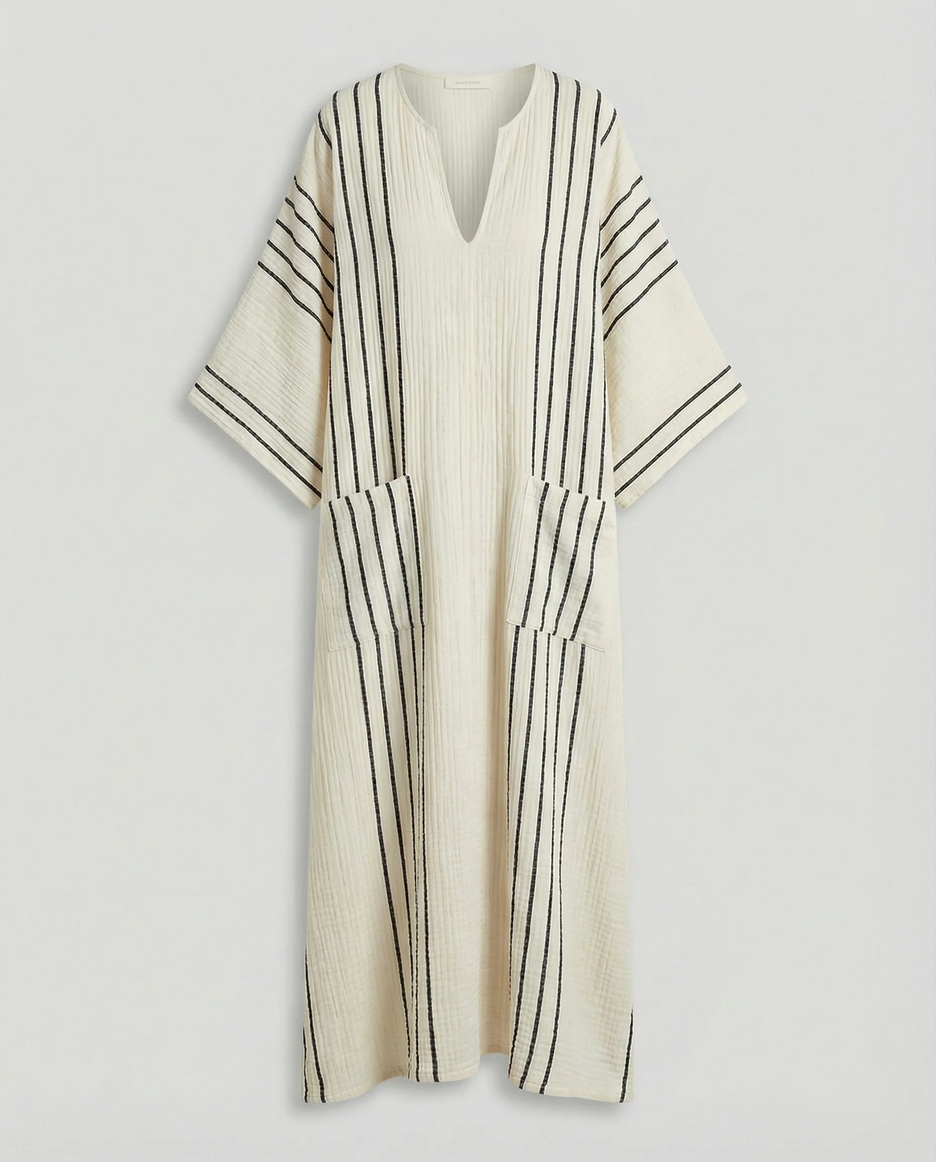 Leinen Kaftan Maxikleid Damen - Image 30