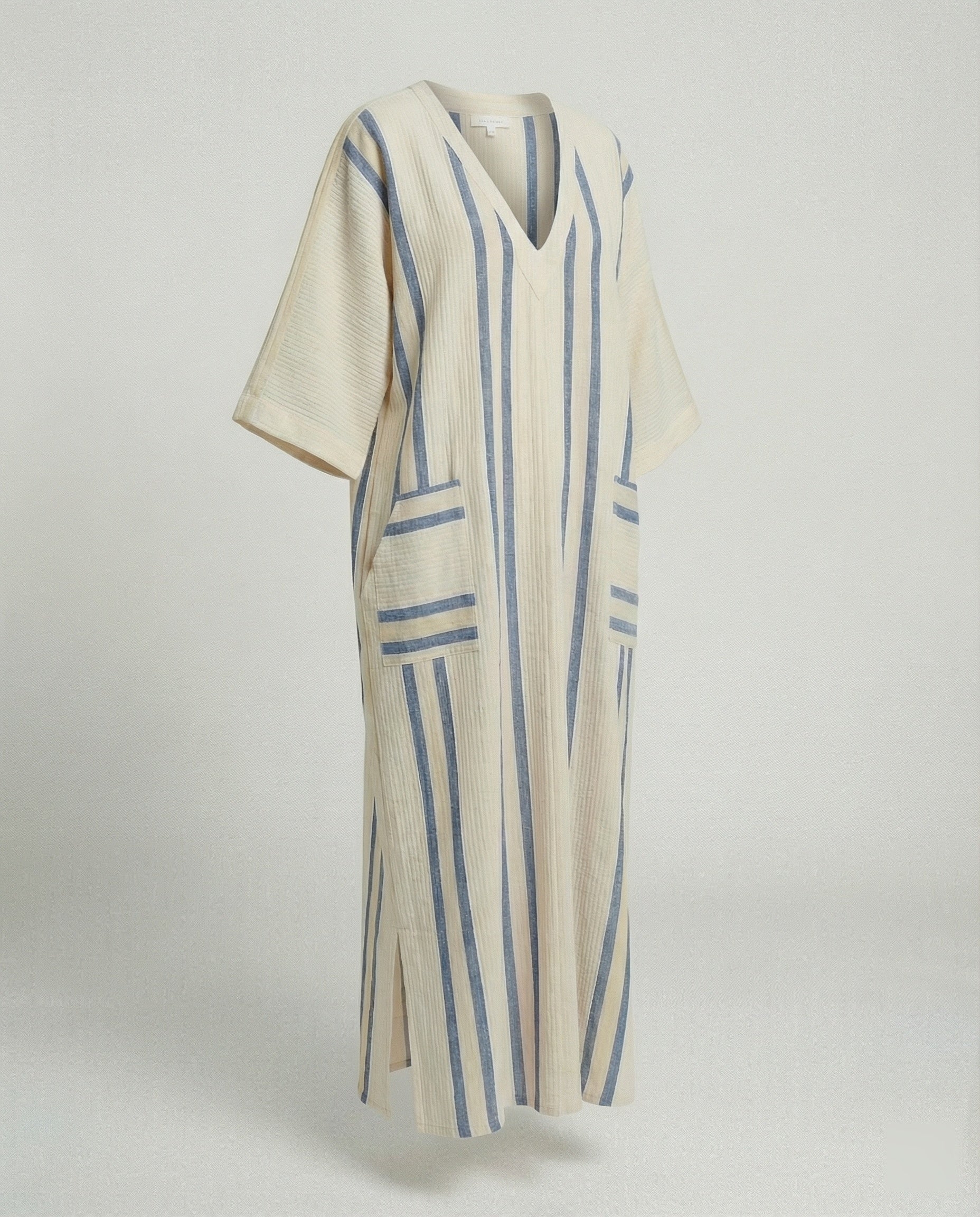 Leinen Kaftan Maxikleid Damen - Image 43