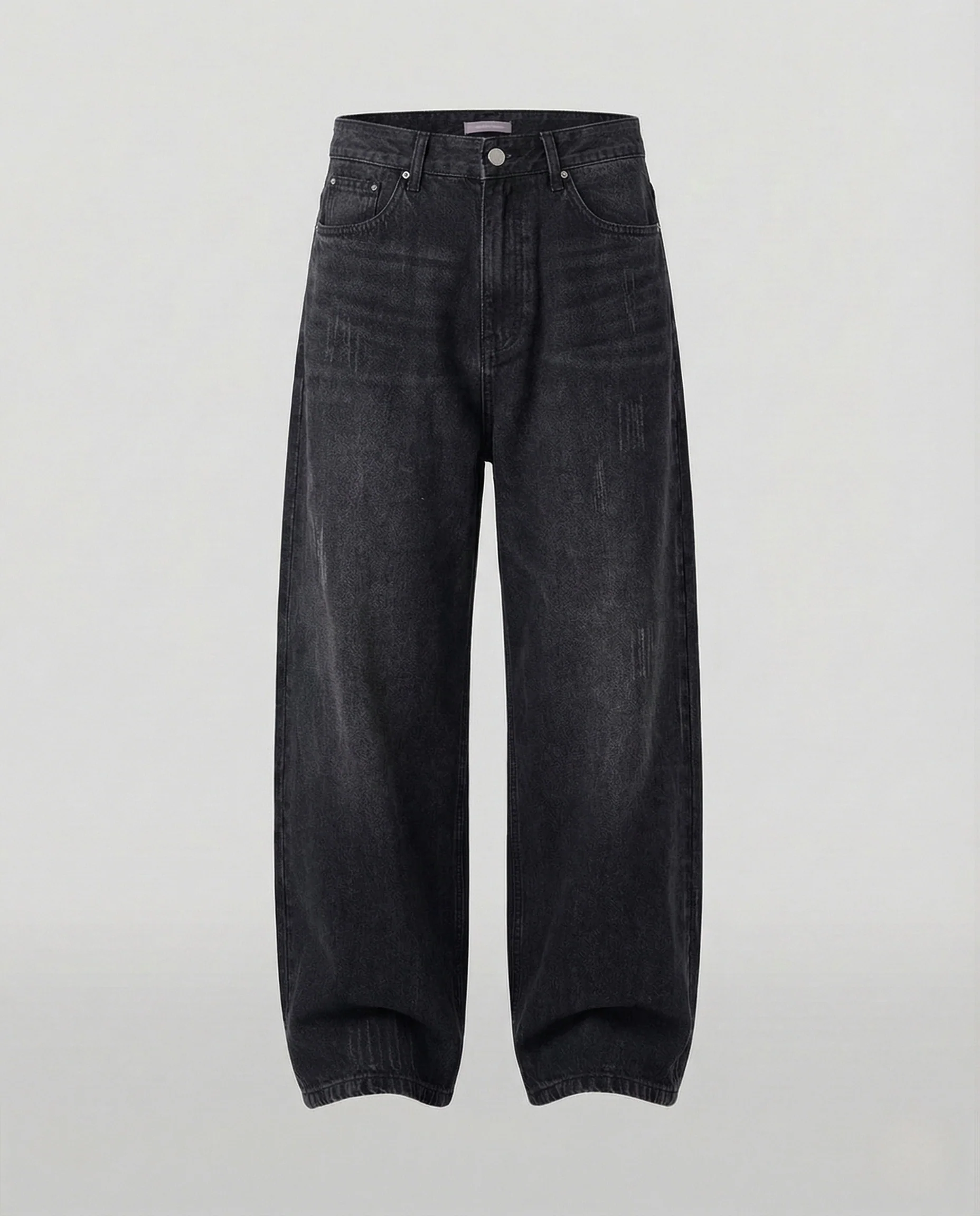 Damen Weitbein Jeans Locker Geschnitten mit Sichtbaren Nähten - Image 7