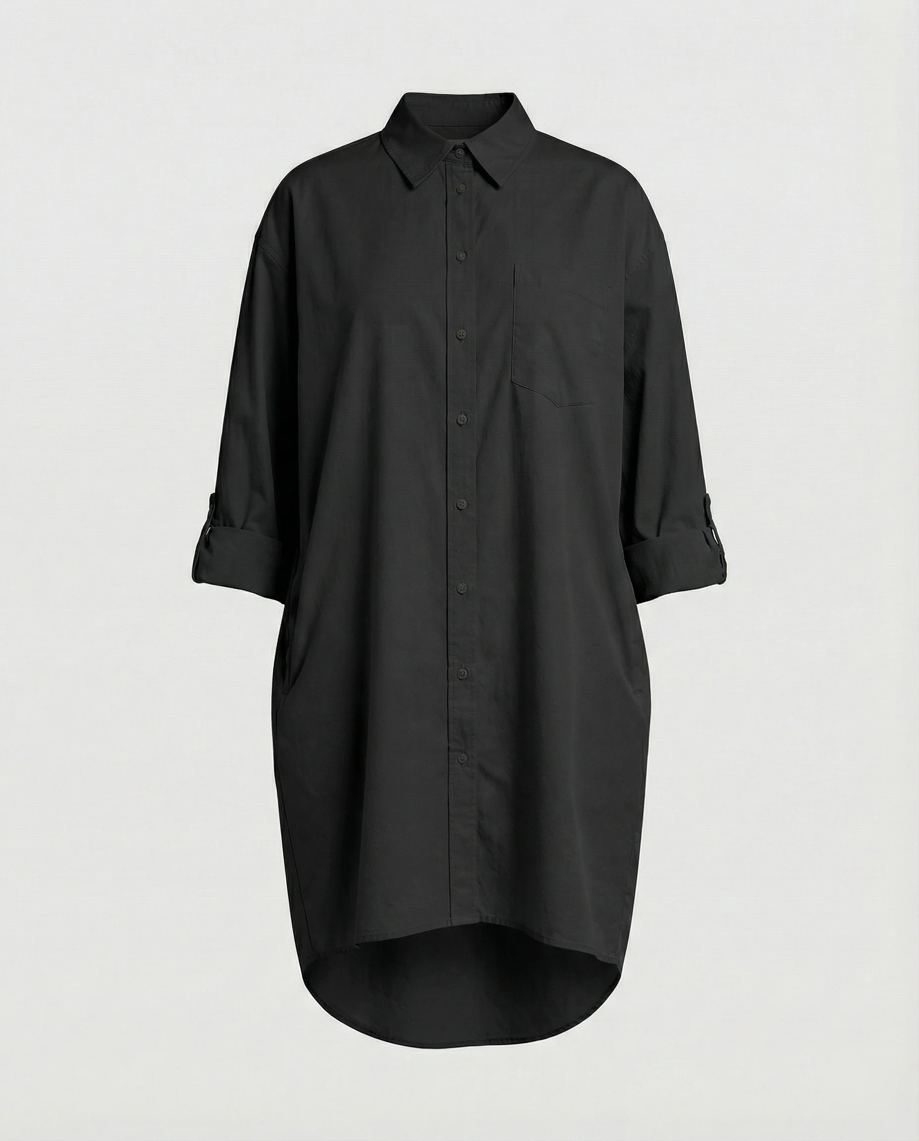 Damen Hemdblusenkleid Freizeitkleid - Image 2