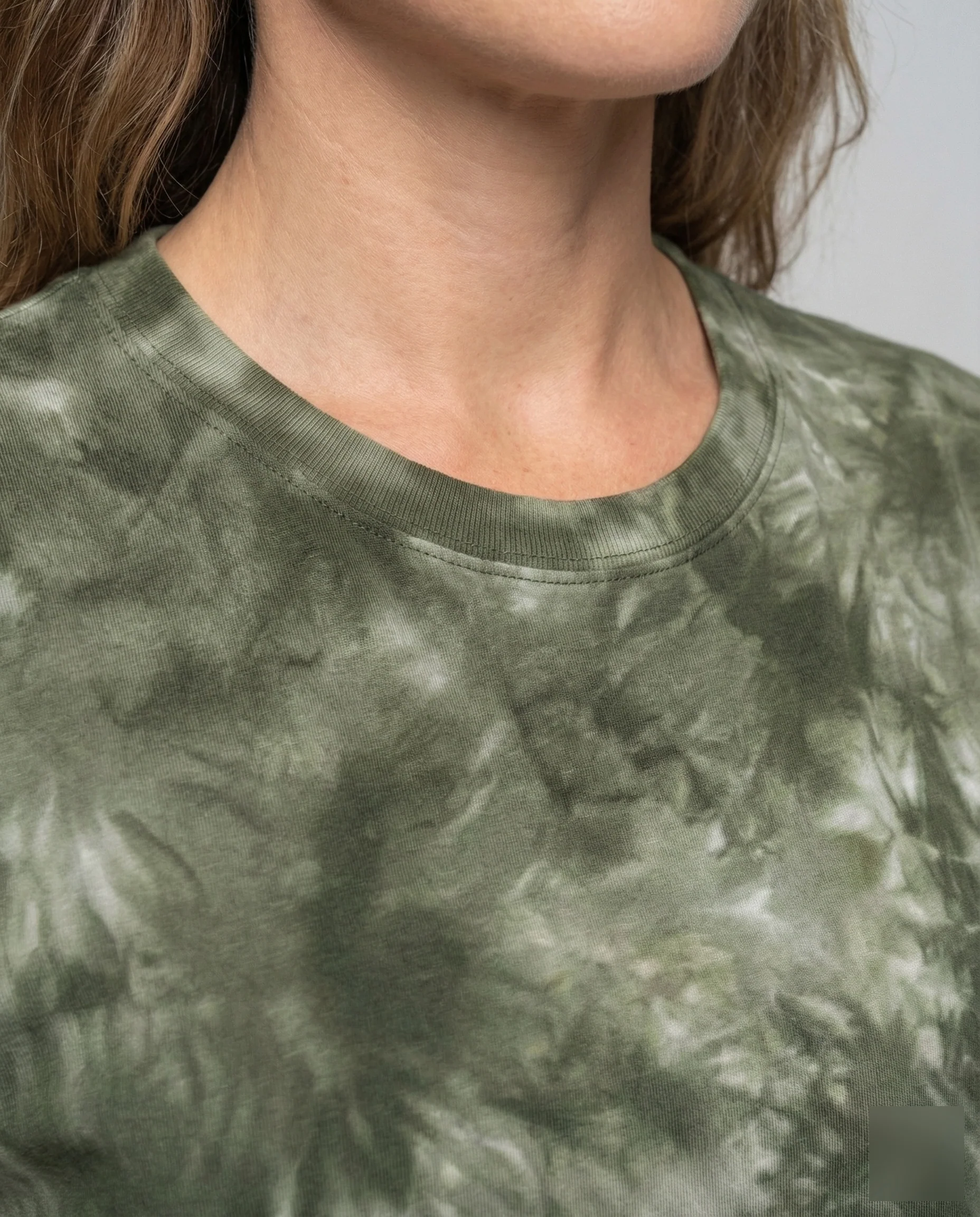 Damen Maxi Jerseykleid mit Batikeffekt - Image 3
