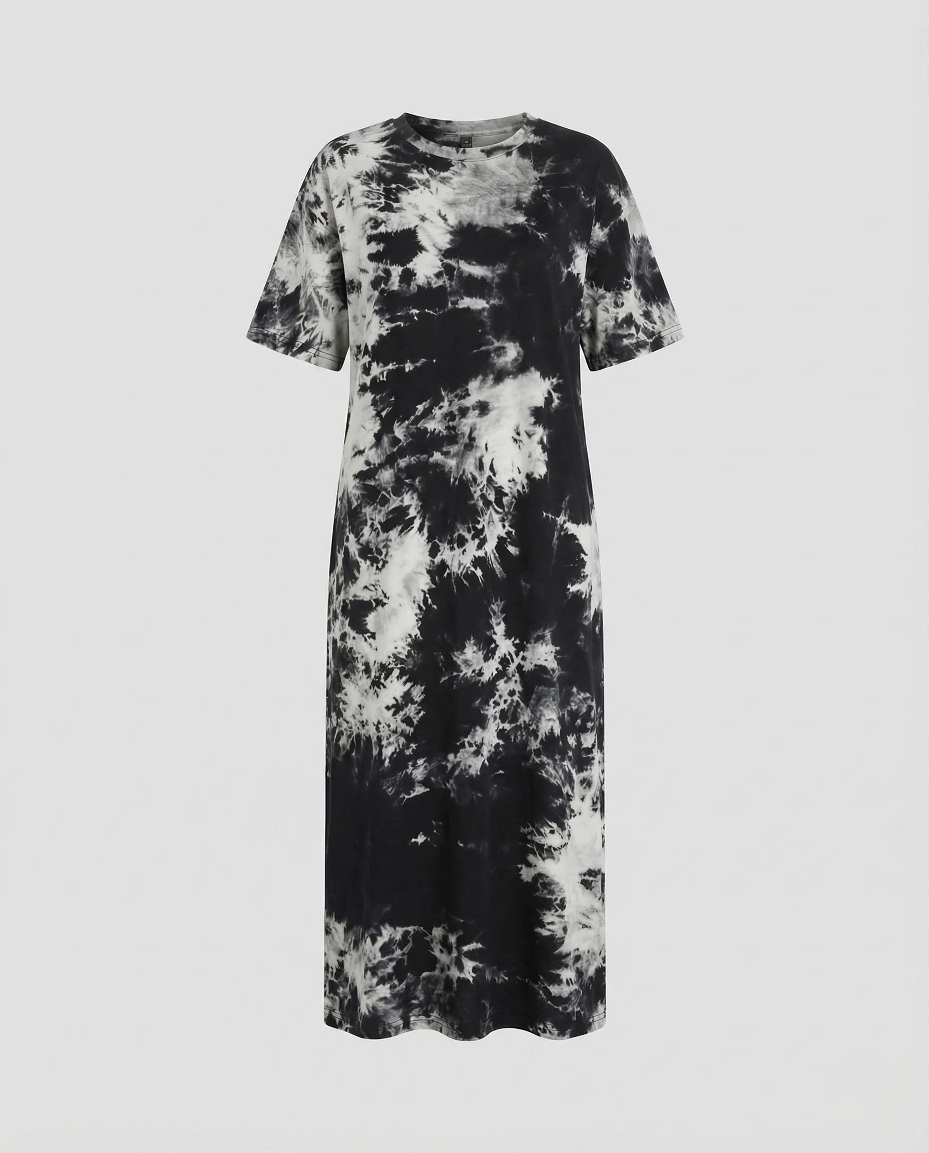 Damen Maxi Jerseykleid mit Batikeffekt - Image 5
