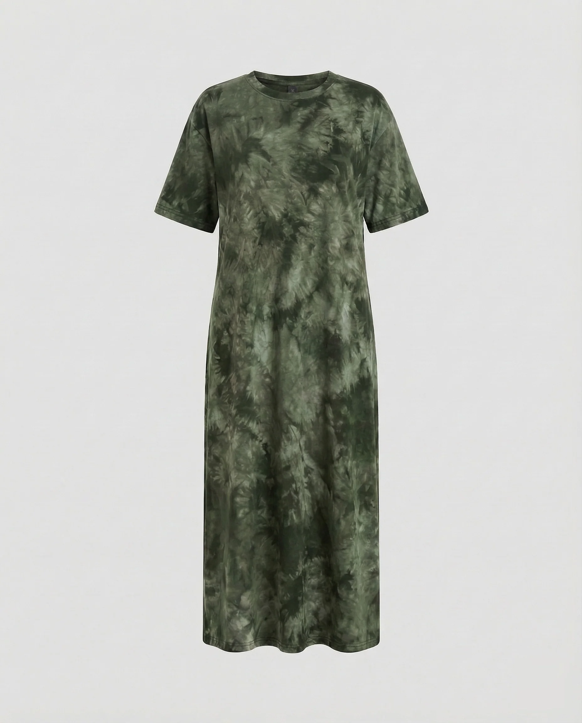 Damen Maxi Jerseykleid mit Batikeffekt - Image 6