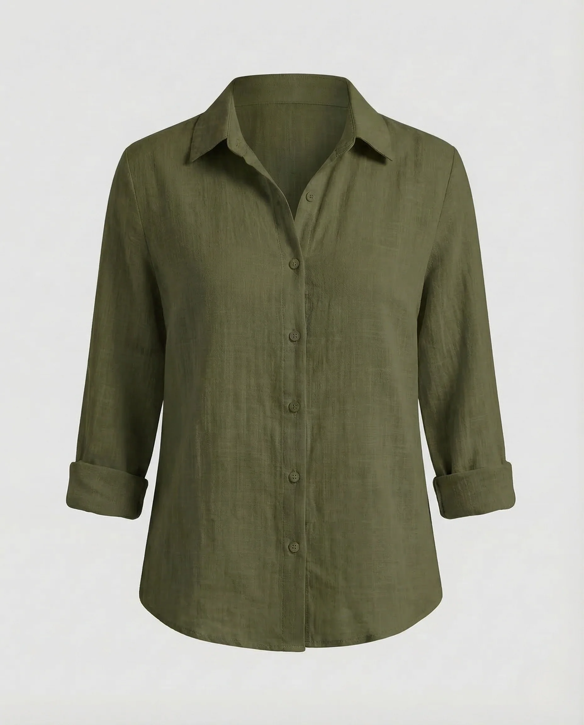 Damen Leinenbluse Blumenprint - Image 12