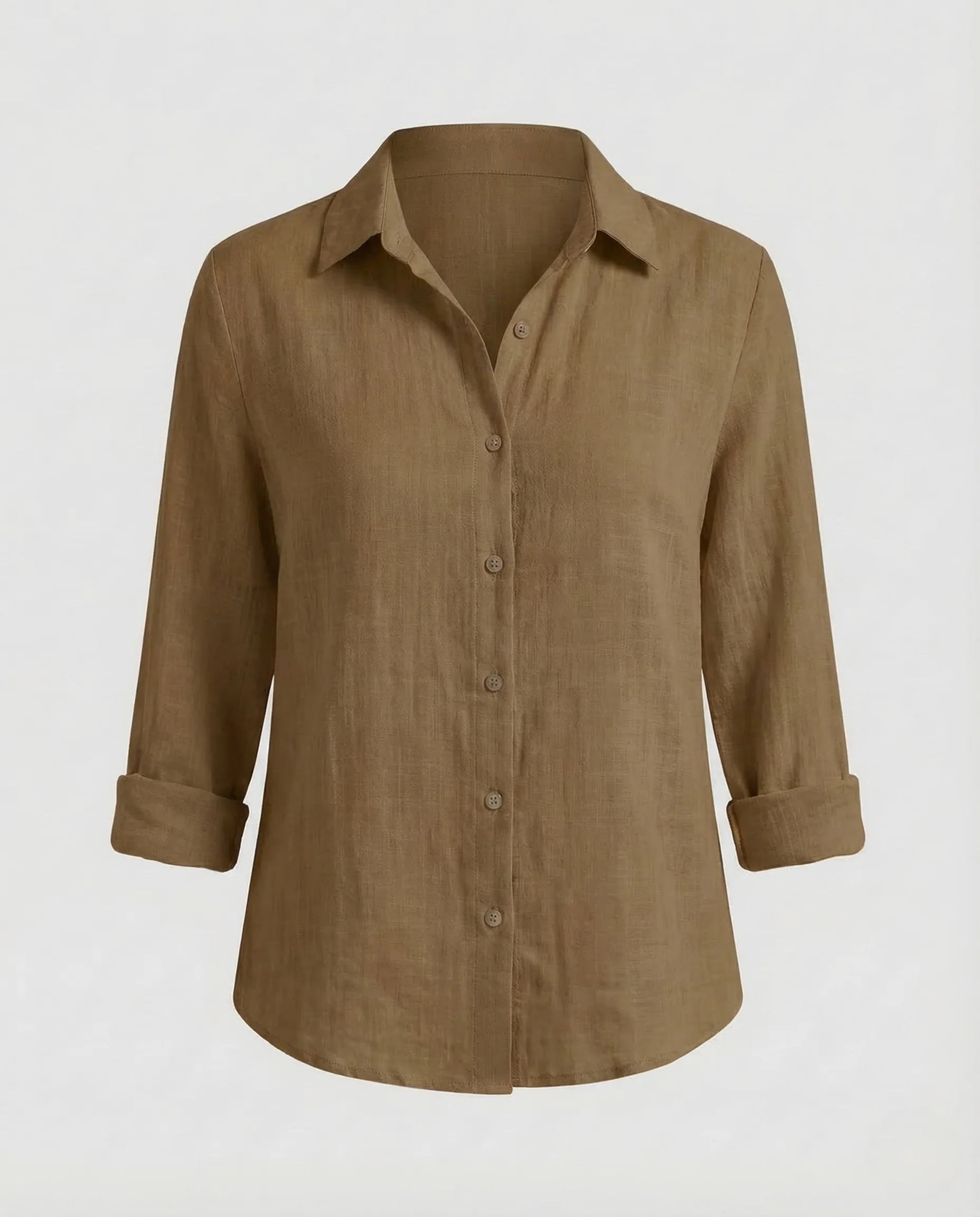 Damen Leinenbluse Blumenprint - Image 6