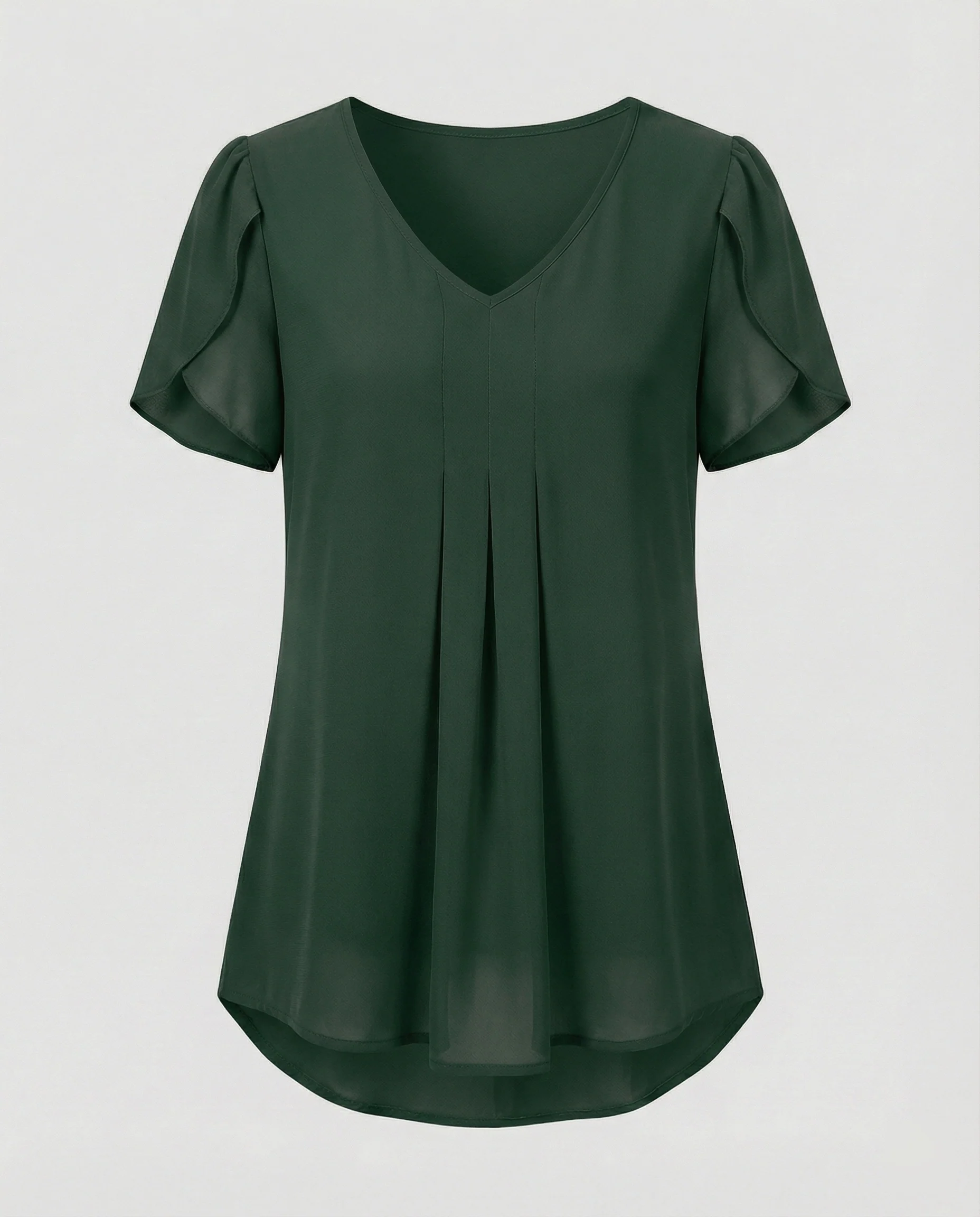 Tunika Bluse Damen mit Schmetterlingsärmeln - Image 12