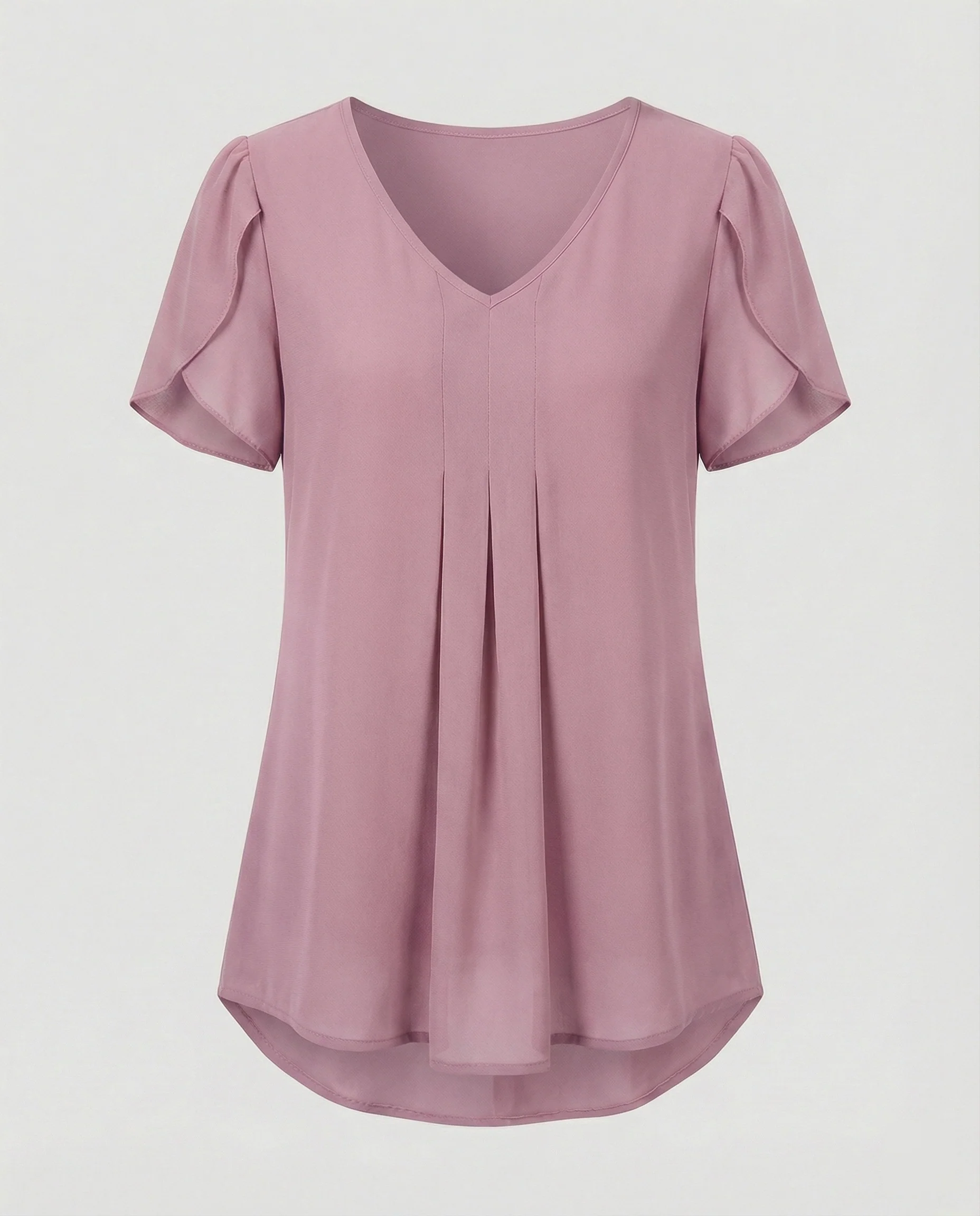 Tunika Bluse Damen mit Schmetterlingsärmeln - Image 13