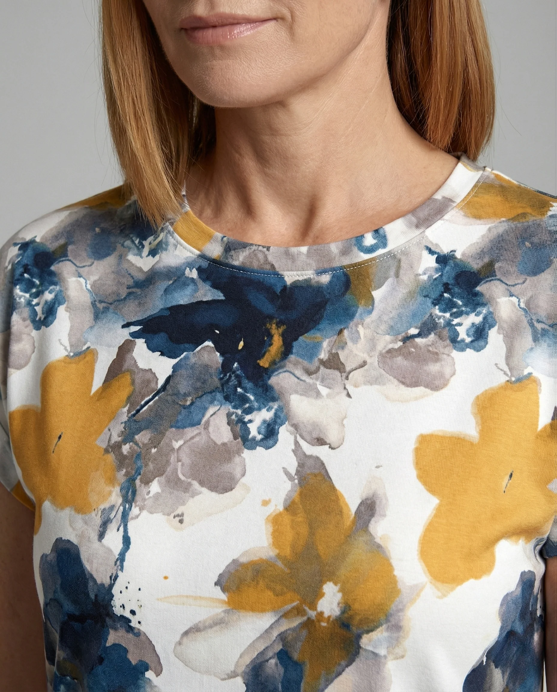 Batik Kurzarm Oberteil Damen - Image 3