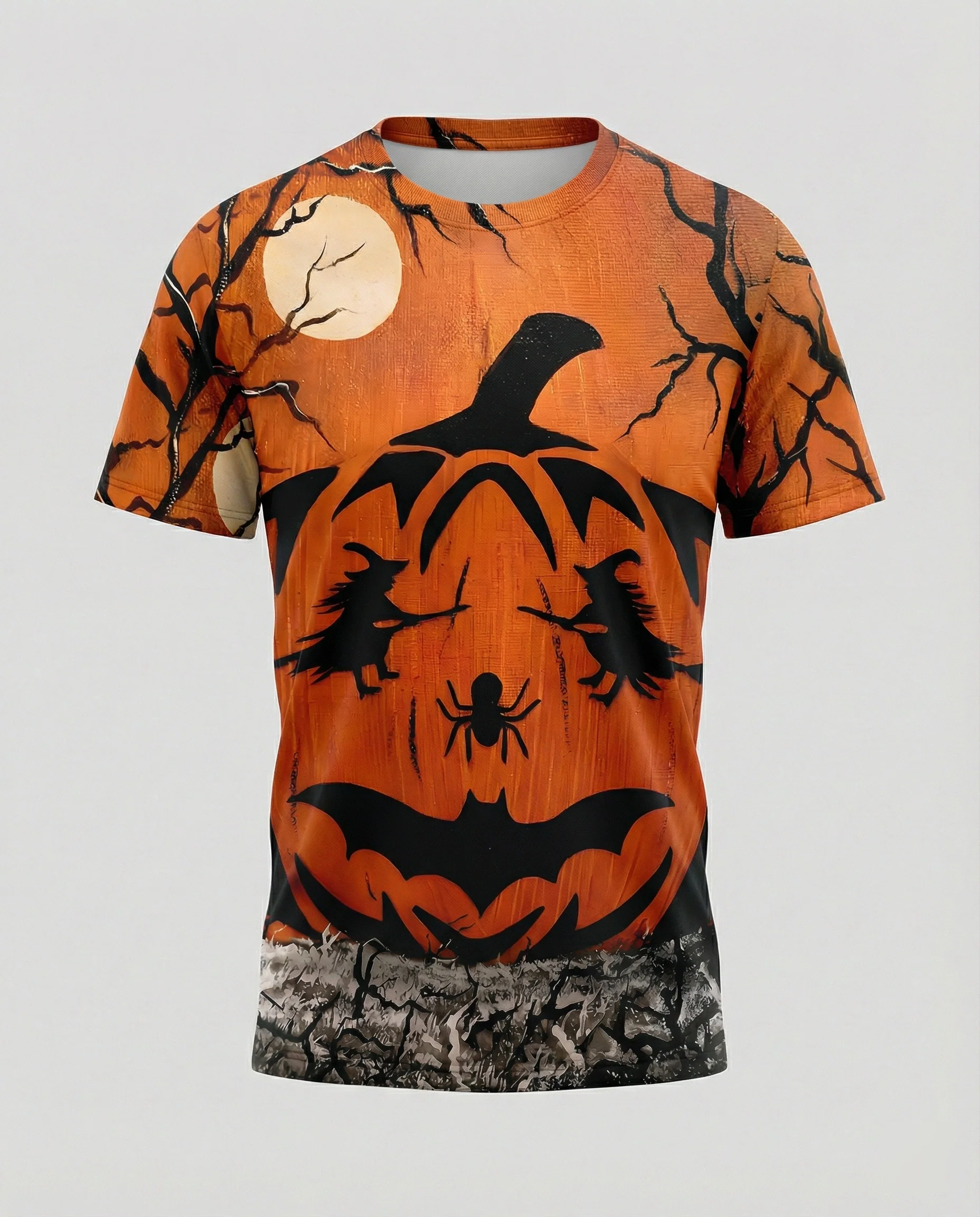 Kurzarmshirt Totenkopf Print Damen - Image 40
