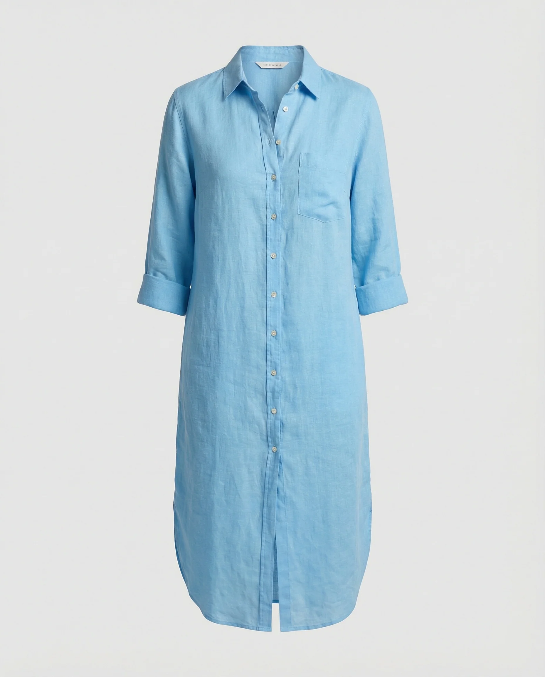 Damen Hemdkleid Oversize Midi - Image 5