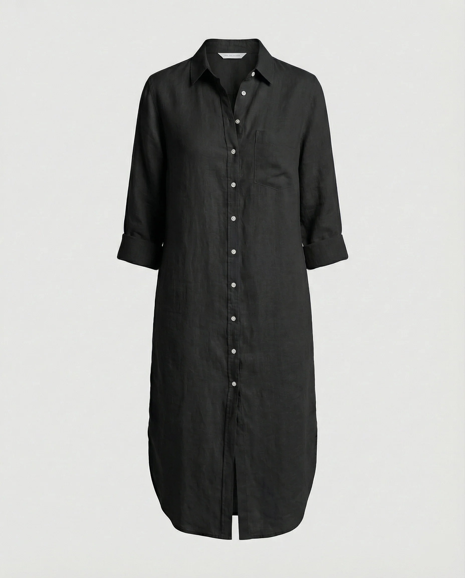 Damen Hemdkleid Oversize Midi - Image 6