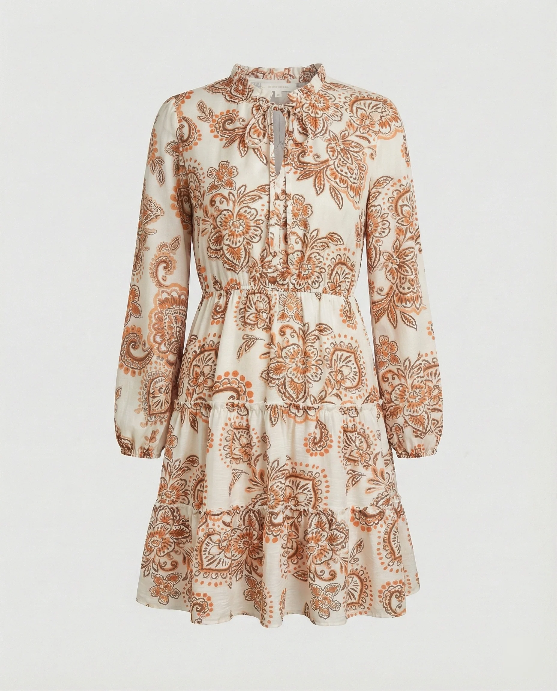Damen Tunika Minikleid mit Puffärmeln - Image 5