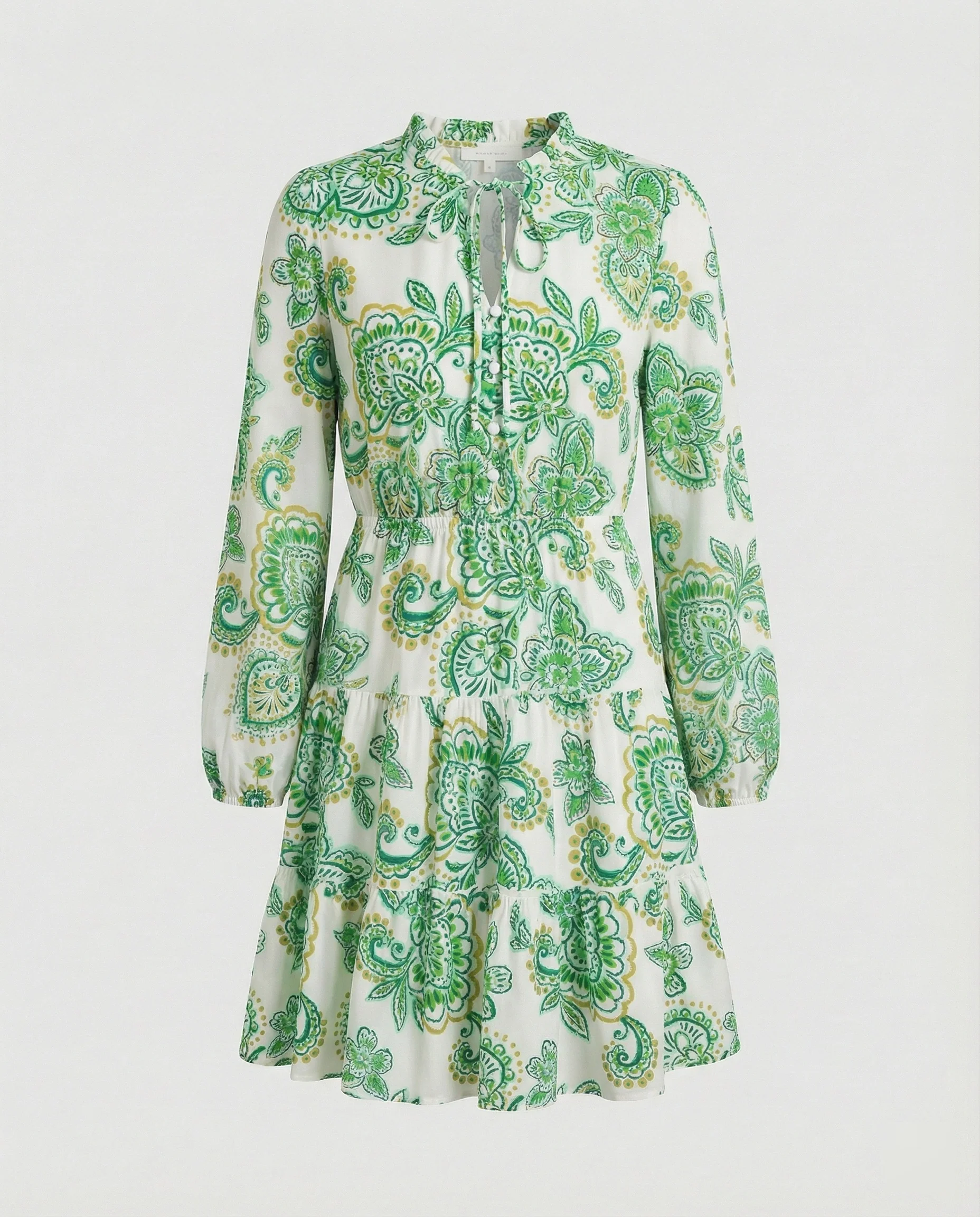 Damen Tunika Minikleid mit Puffärmeln - Image 6
