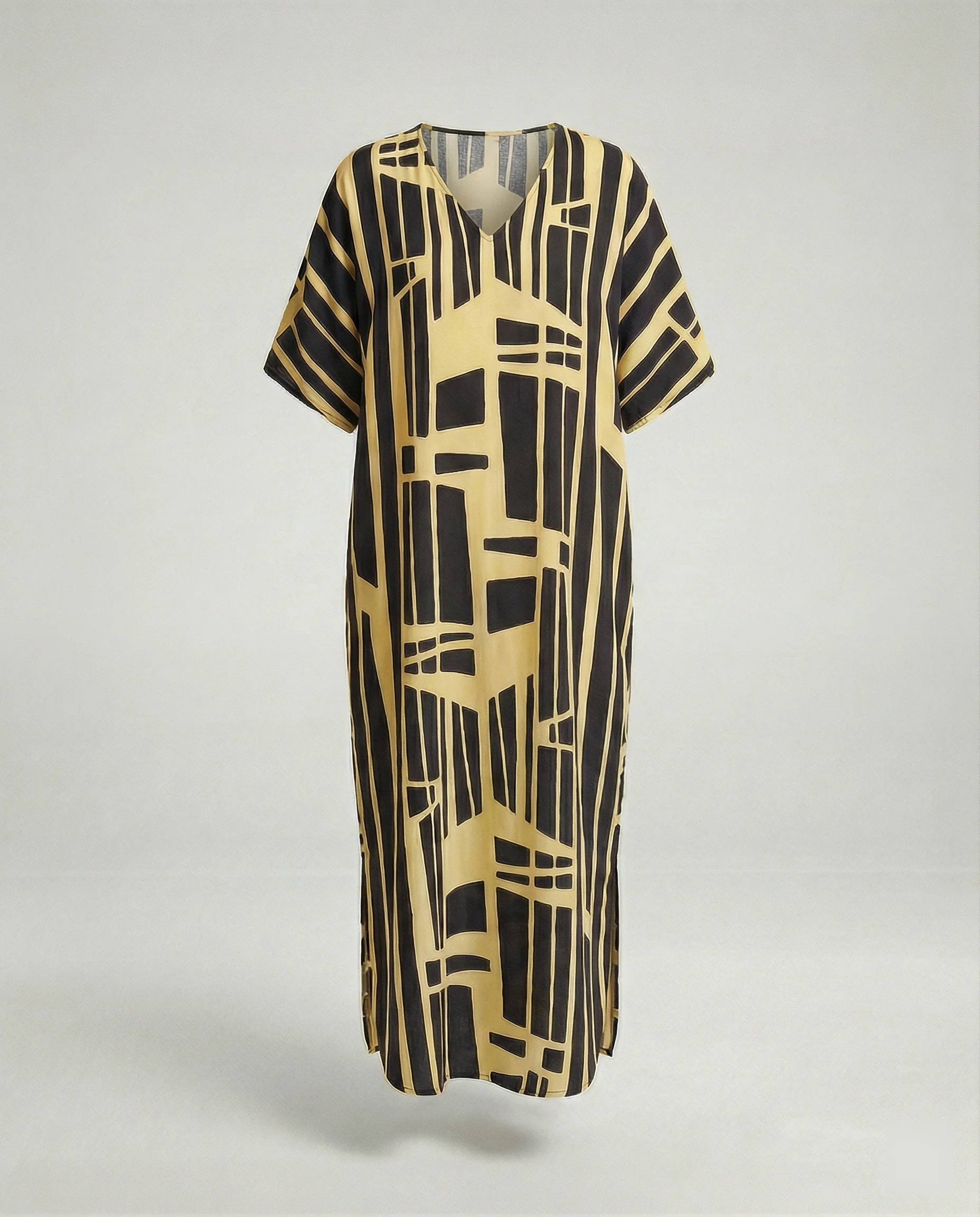 Damen Strandkleid Kimono mit Gürtel - Image 10