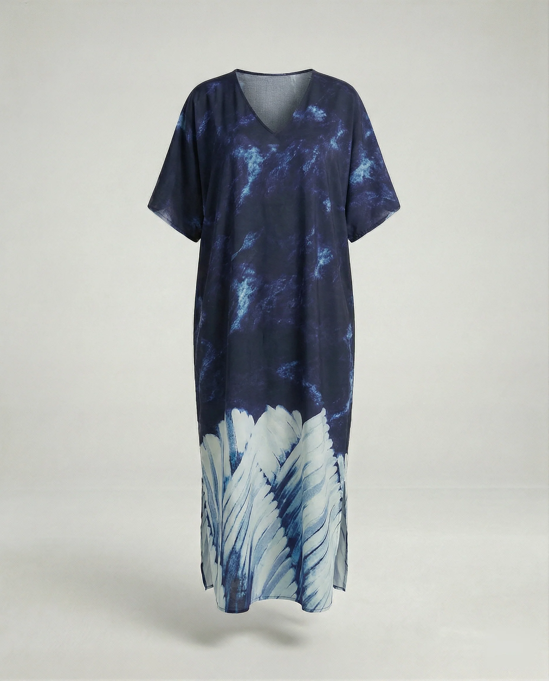 Damen Strandkleid Kimono mit Gürtel - Image 11