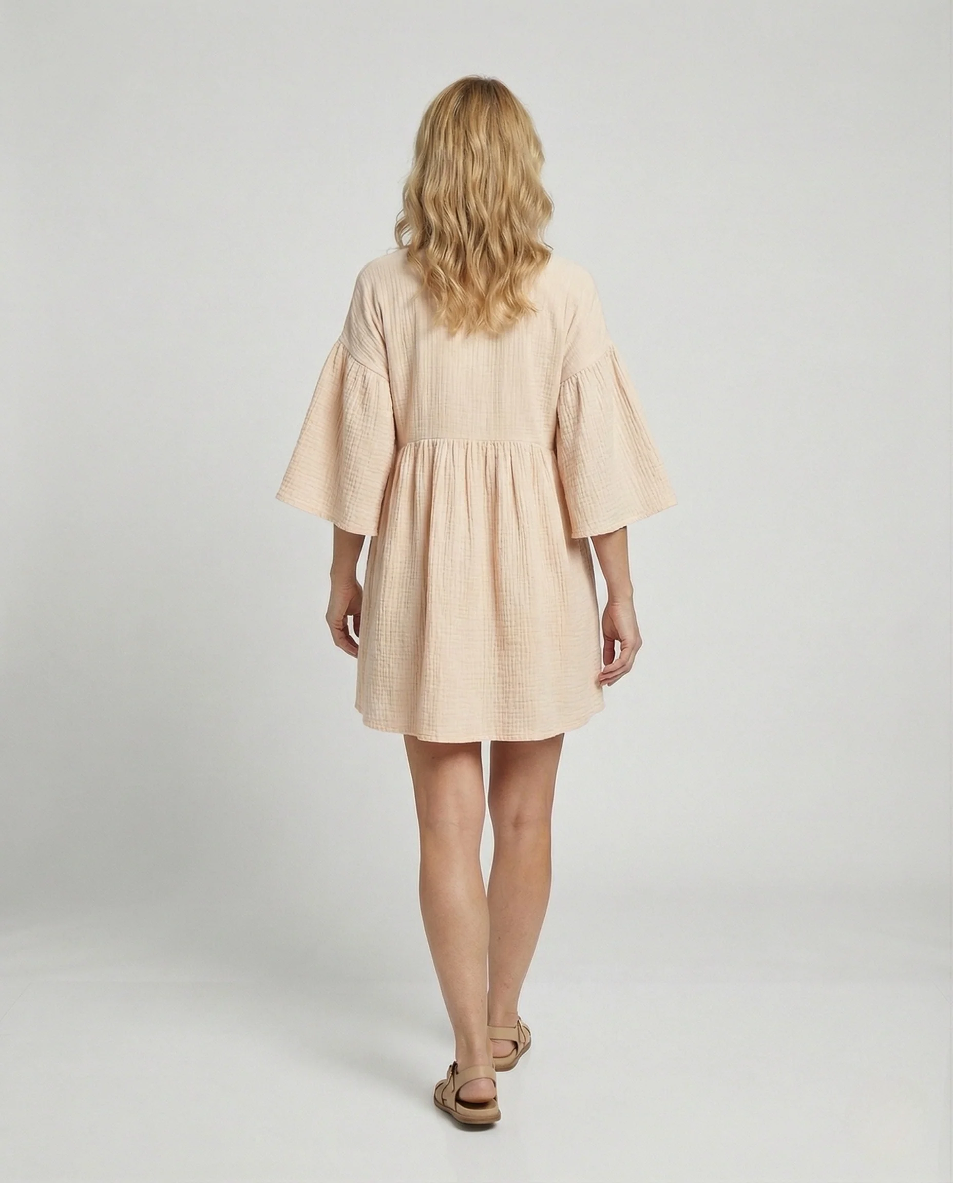 Maxikleid Sommer Damen Volantrock - Image 3