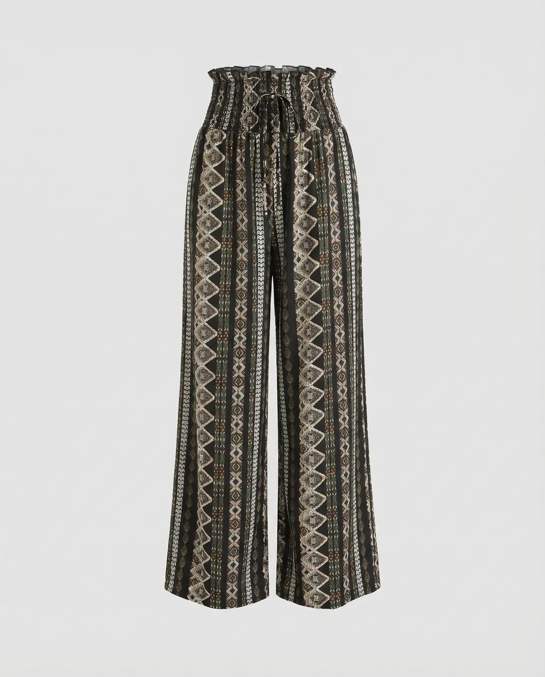 Damen Palazzo Hose Ethno Print - Image 5