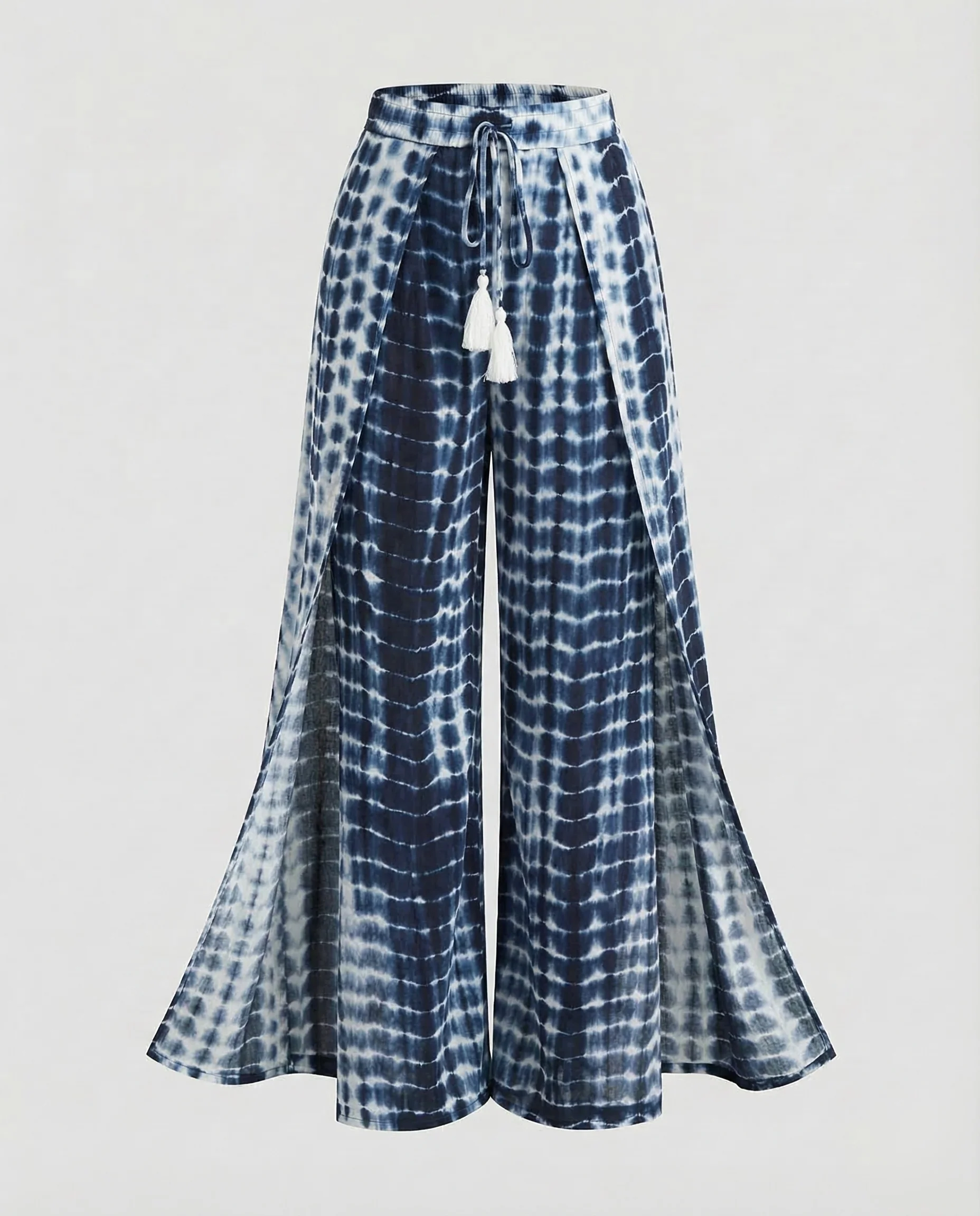Damen Palazzo Hose Schlitz - Image 7