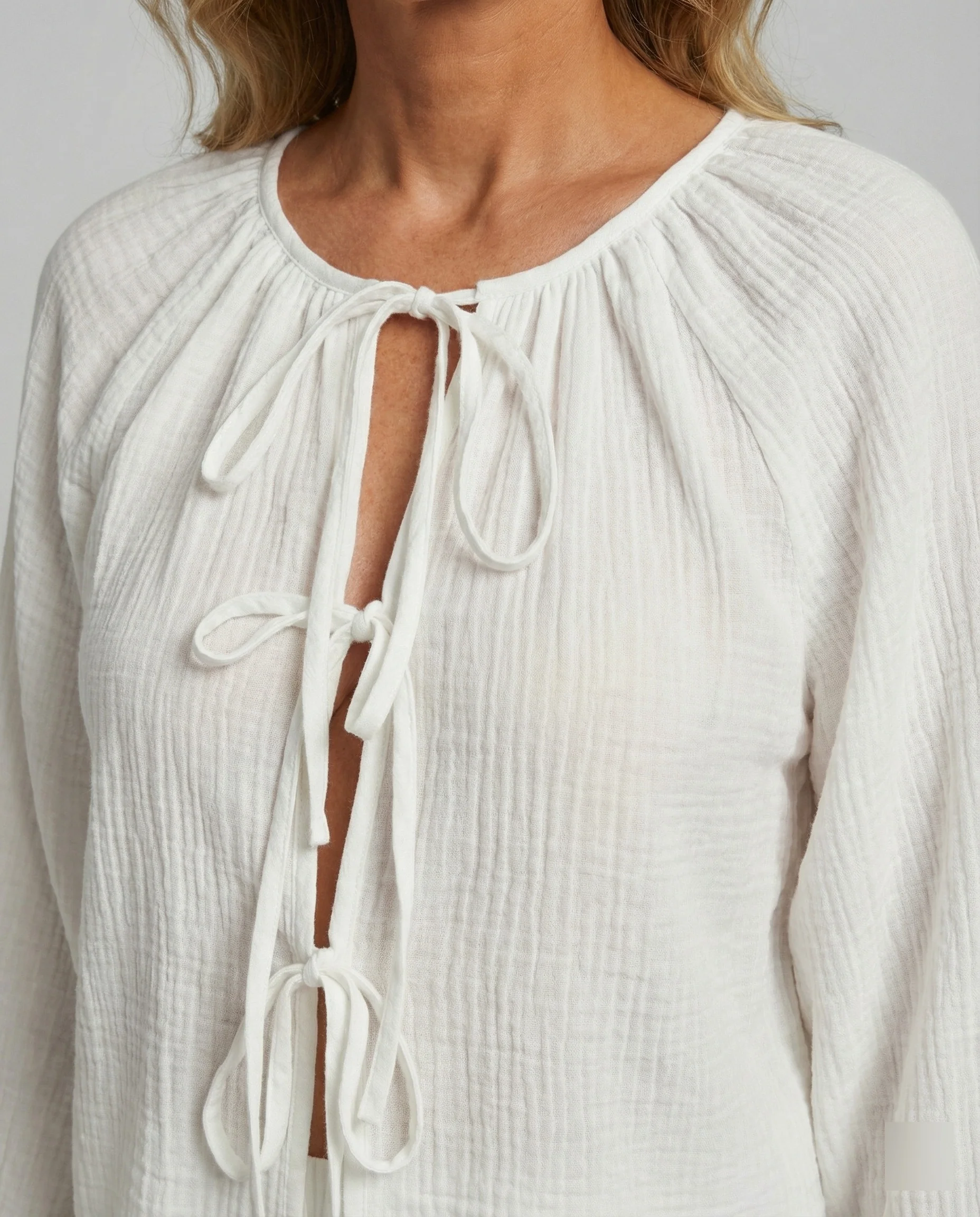 Damen Zweiteiler Set Musselin Sommer - Image 3