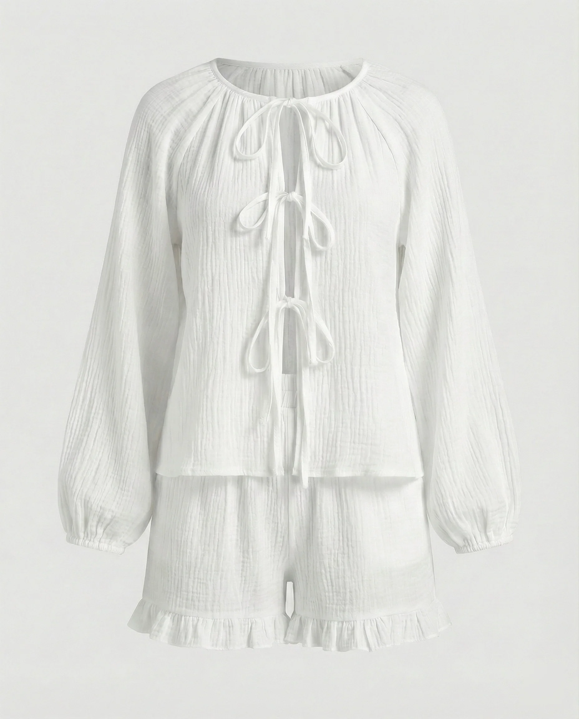 Damen Zweiteiler Set Musselin Sommer - Image 6