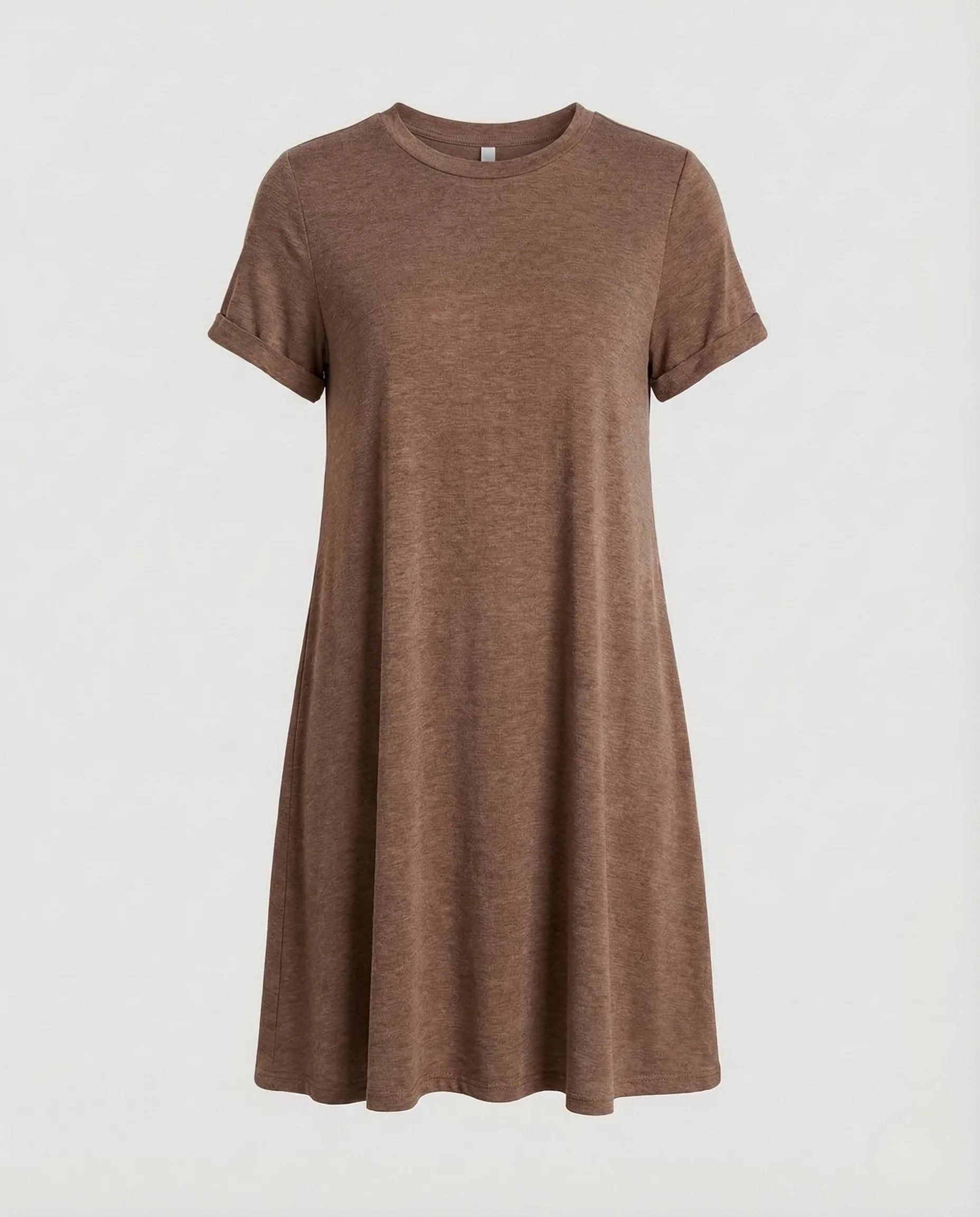 Damen Freizeitkleid A Linie Kurzarm - Image 10