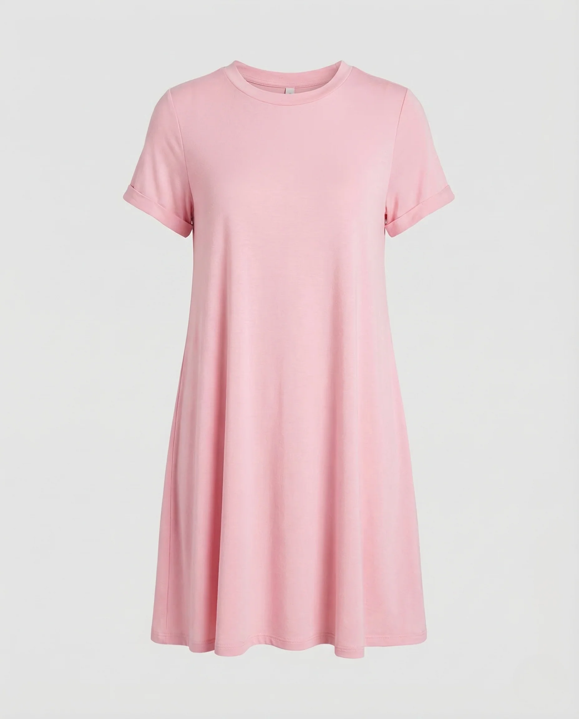 Damen Freizeitkleid A Linie Kurzarm - Image 5