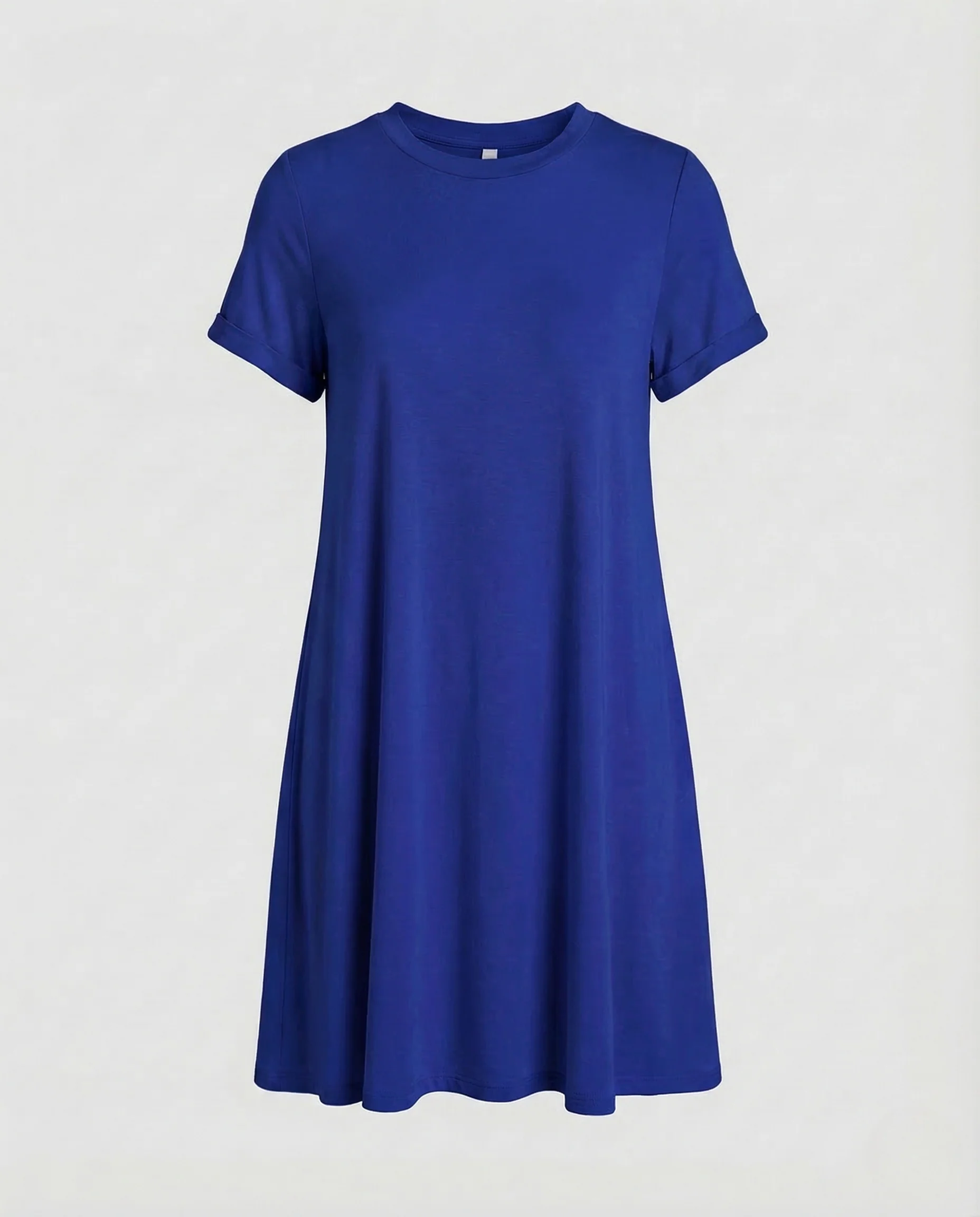 Damen Freizeitkleid A Linie Kurzarm - Image 7