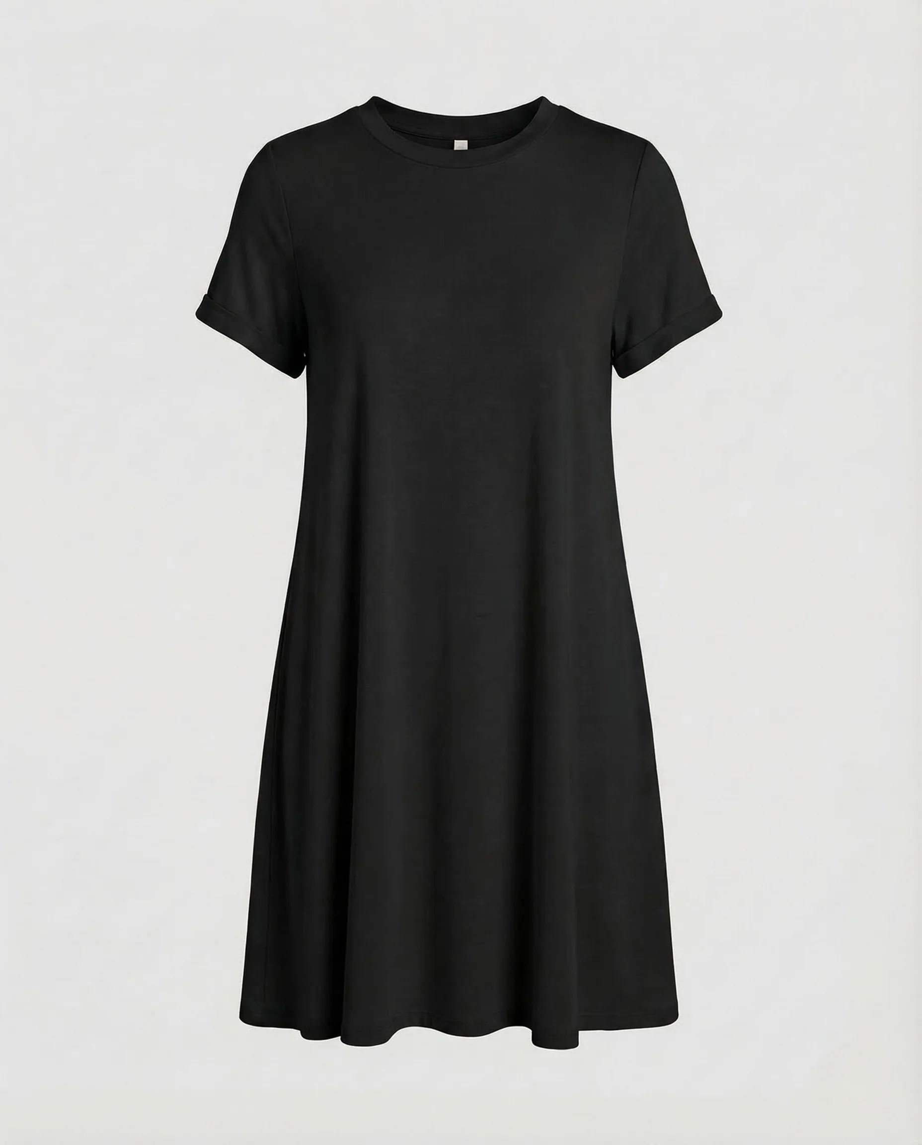 Damen Freizeitkleid A Linie Kurzarm - Image 8
