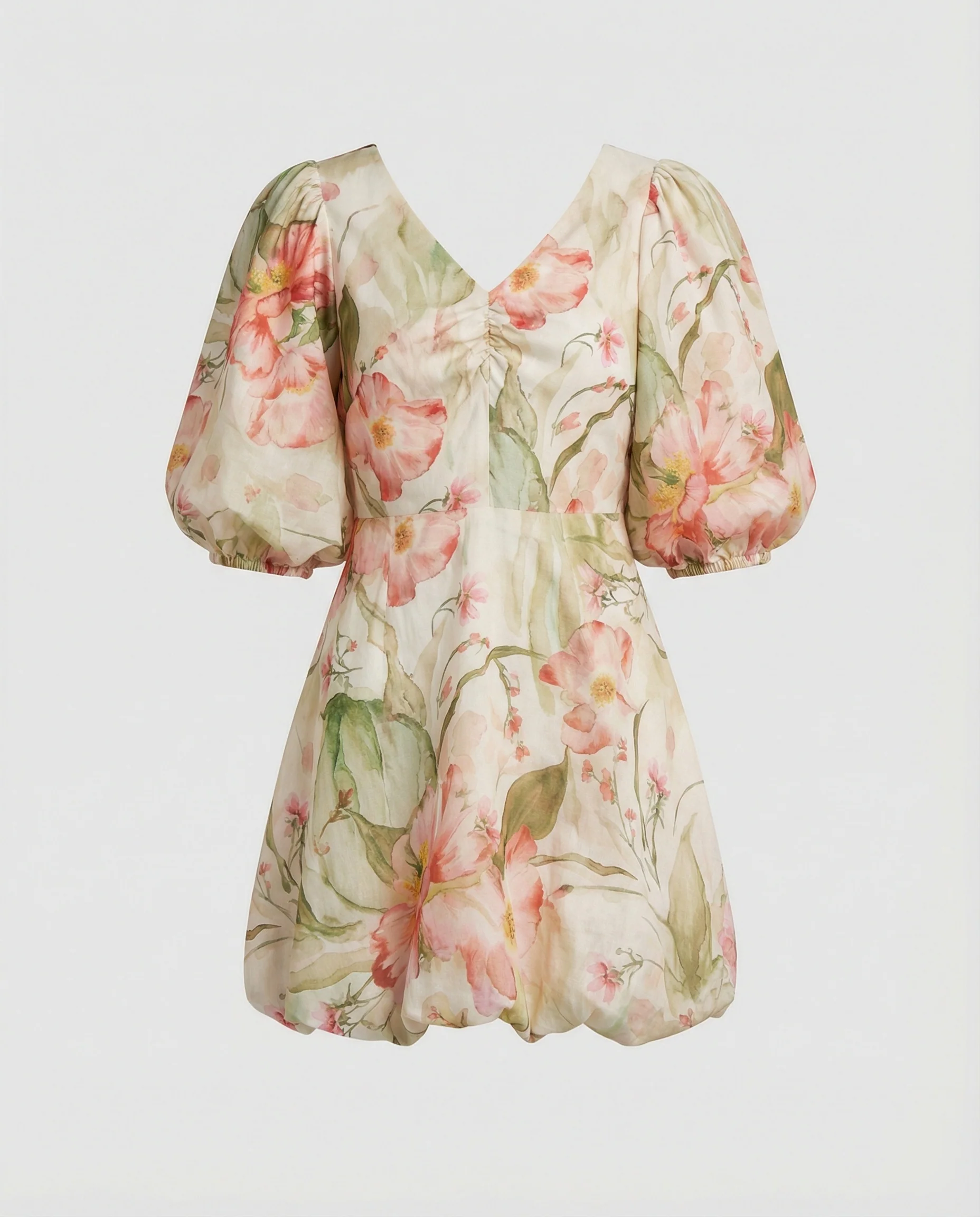 Damen Sommerkleid A-Linie mit Kimonoärmeln - Image 5