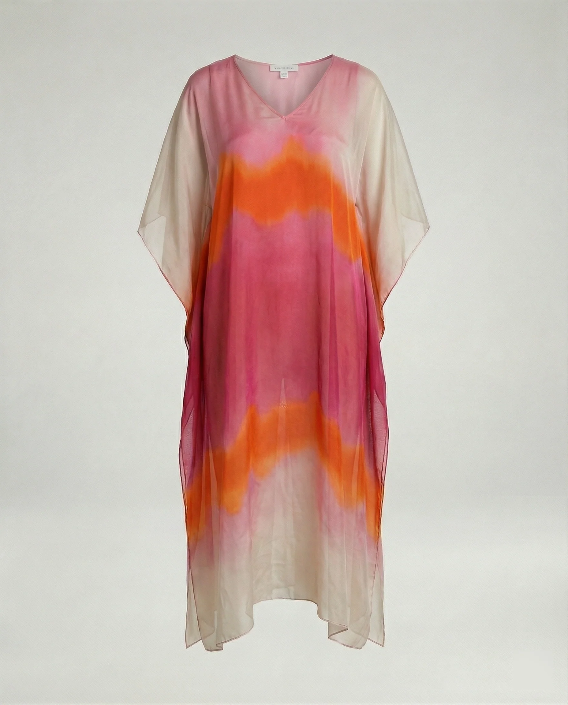 Damen Kaftan Kleid Chiffon V-Ausschnitt - Image 5