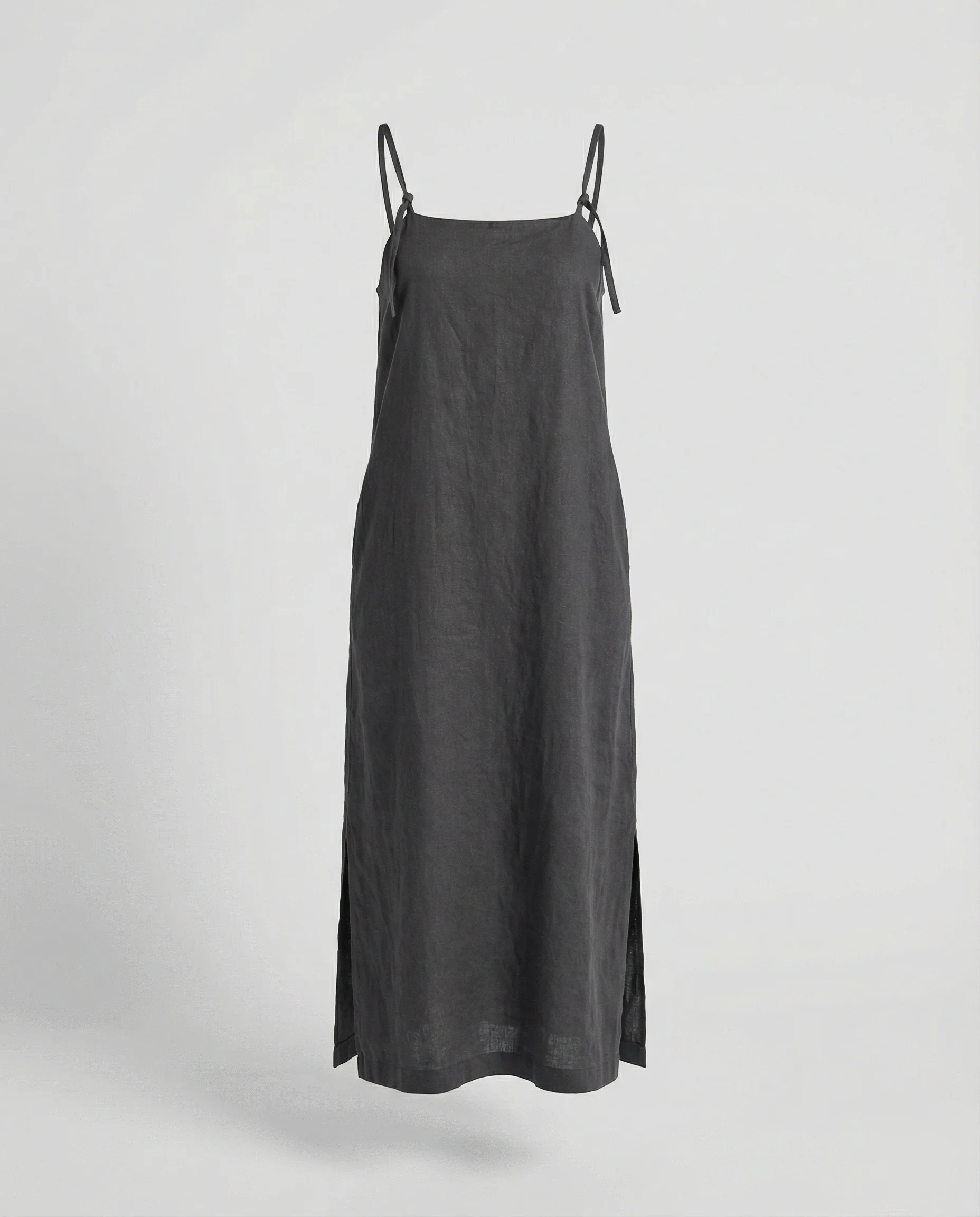 Damen Leinenkleid luftig mit Taschen - Image 4