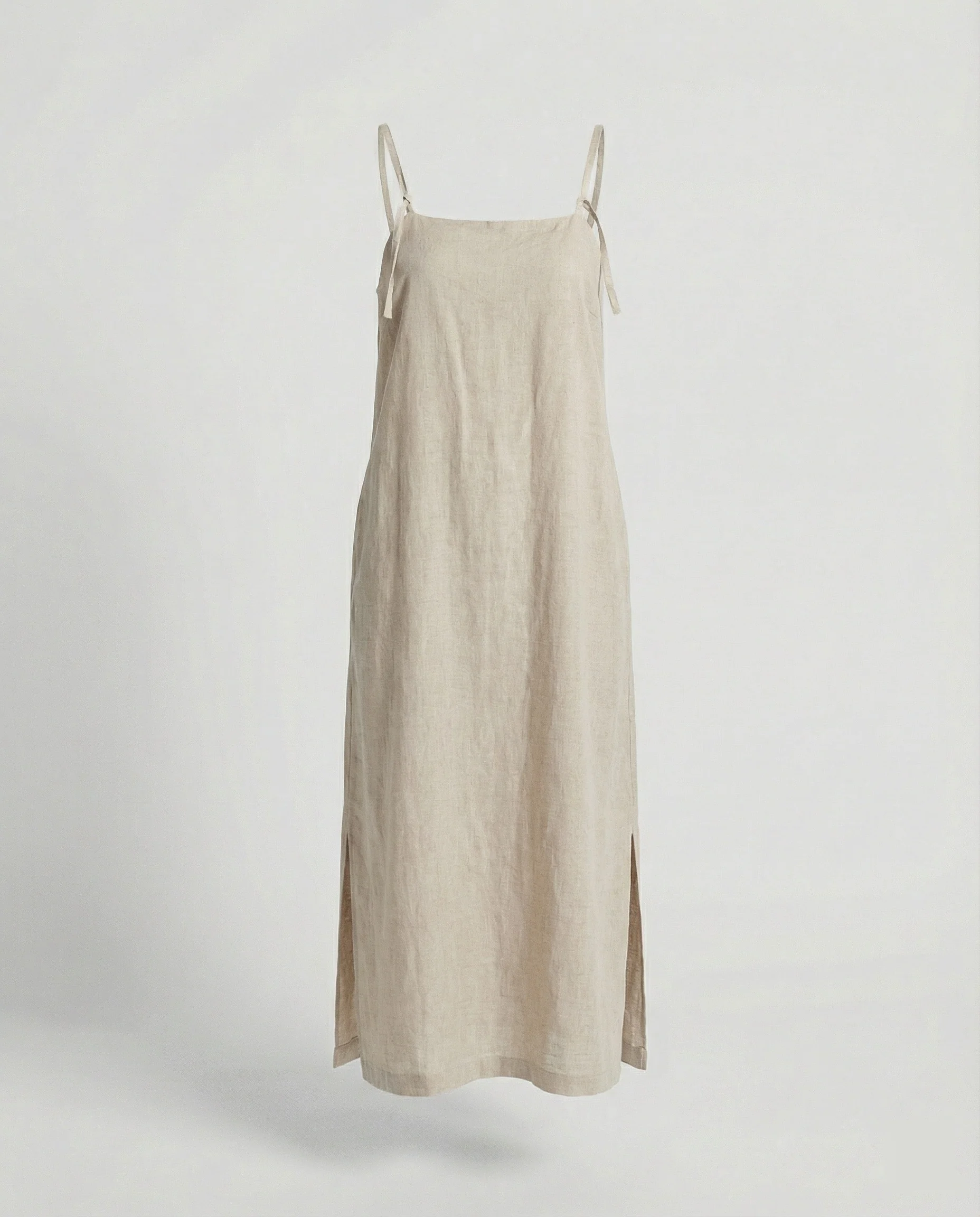 Damen Leinenkleid luftig mit Taschen - Image 5