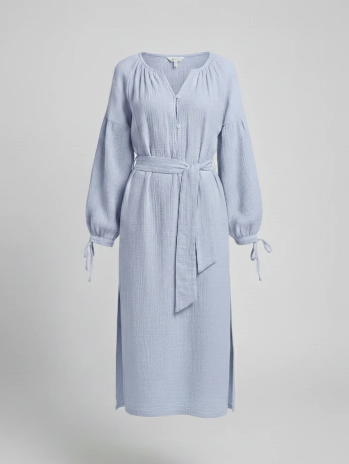 Musselin Maxikleid Sommer Damen - Image 5