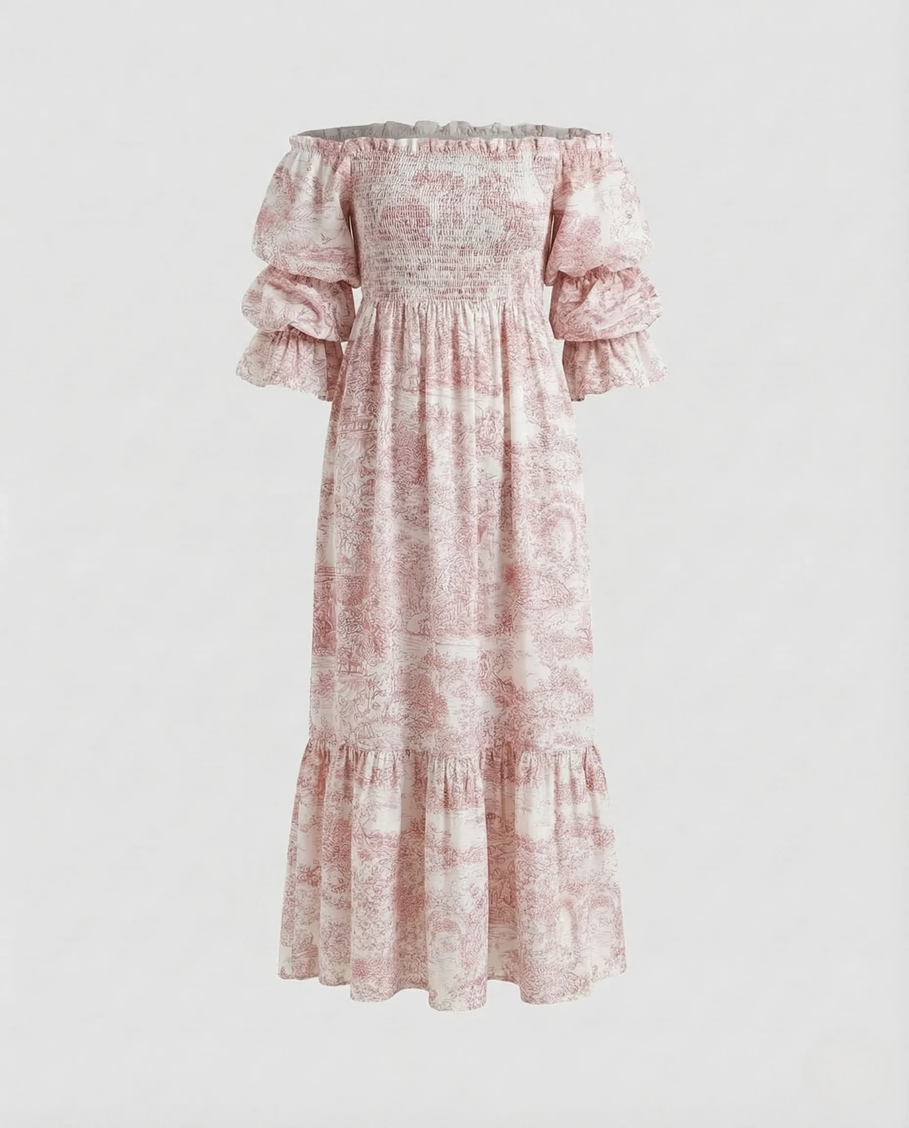 Damen Maxikleid Carmen Volant - Image 7