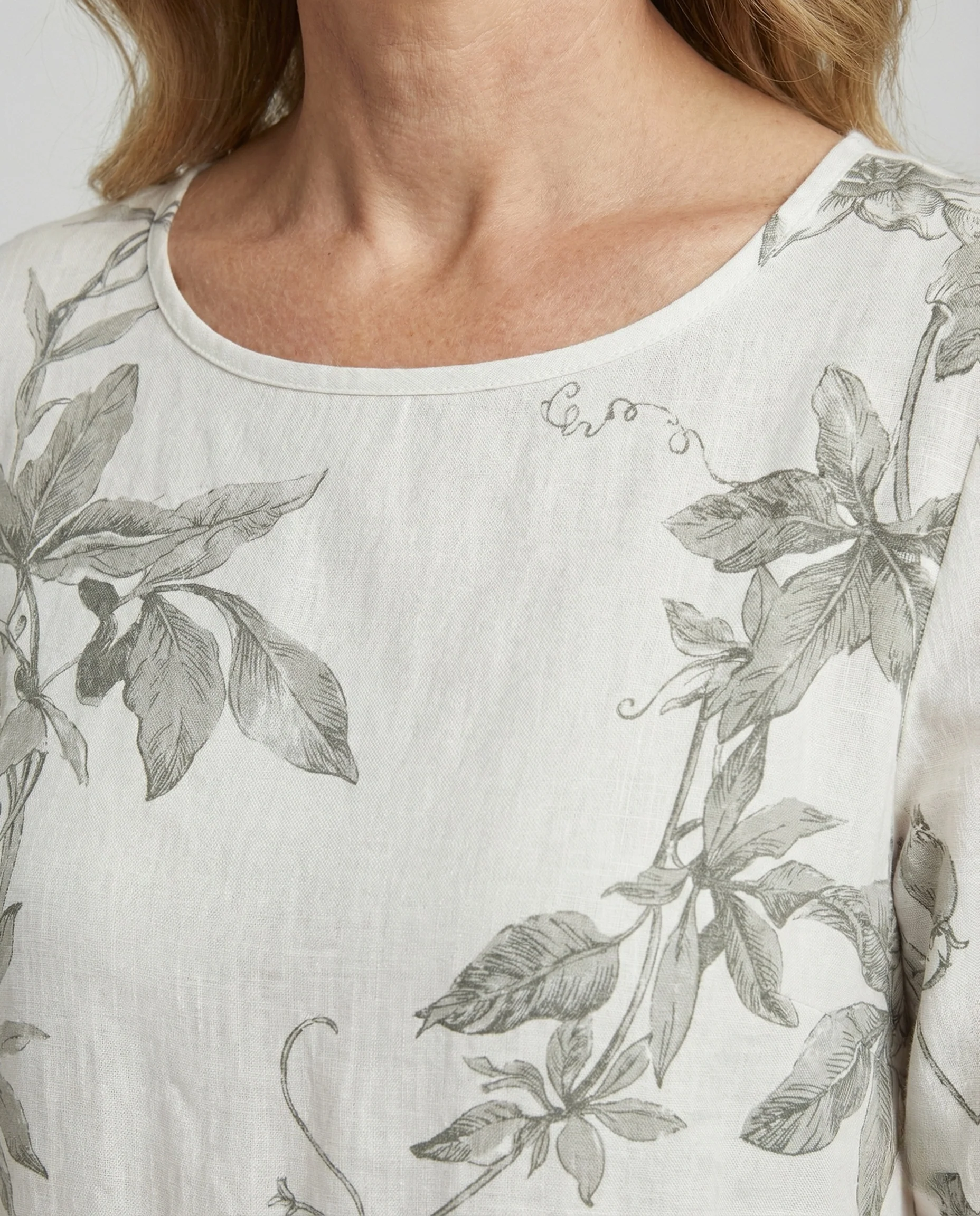 Damen Maxikleid mit floralem Print und Halbarm - Image 4