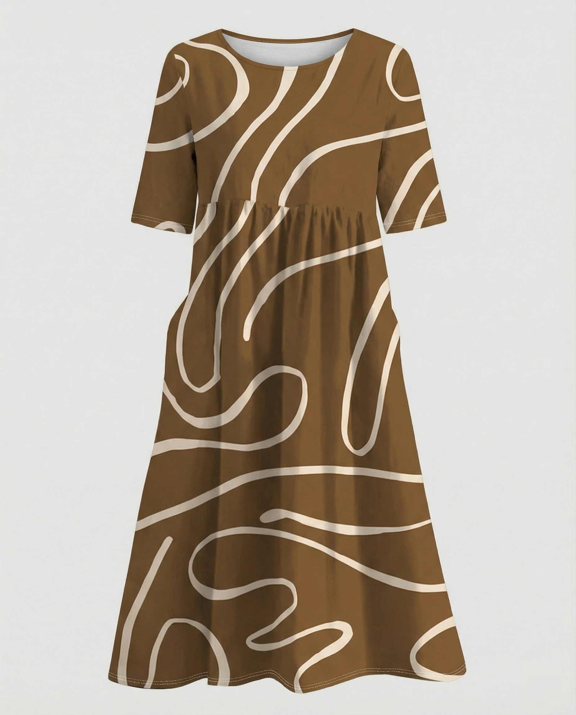 Damen Maxikleid mit Taschen luftig - Image 15